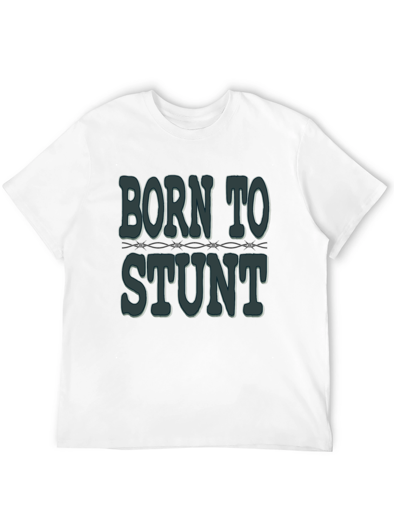 Camiseta Negra: Nacido para el Stunt