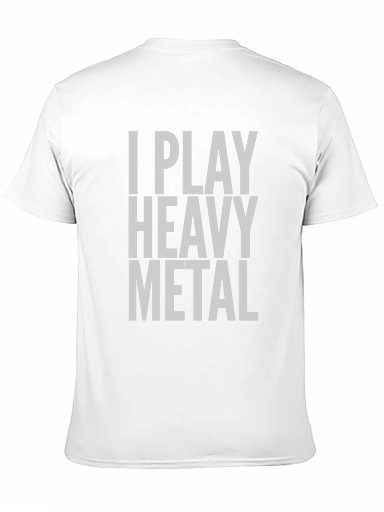 Camiseta Negra I Play Heavy Metal