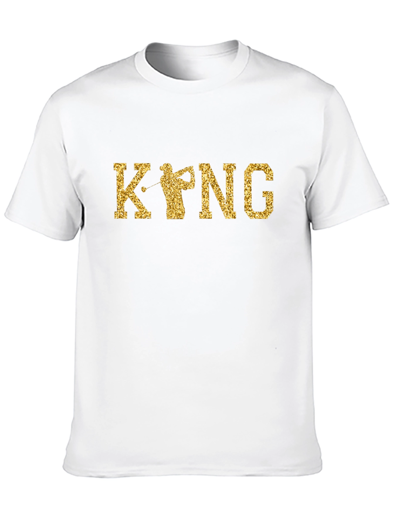 Camiseta Negra Golf Kpng Oro