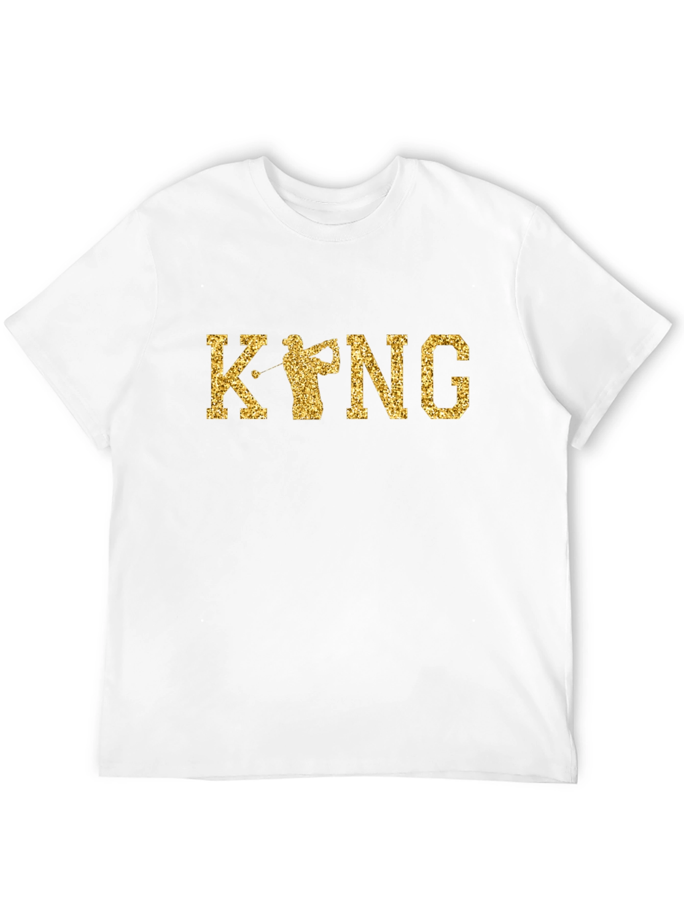 Camiseta Negra Golf Kpng Oro