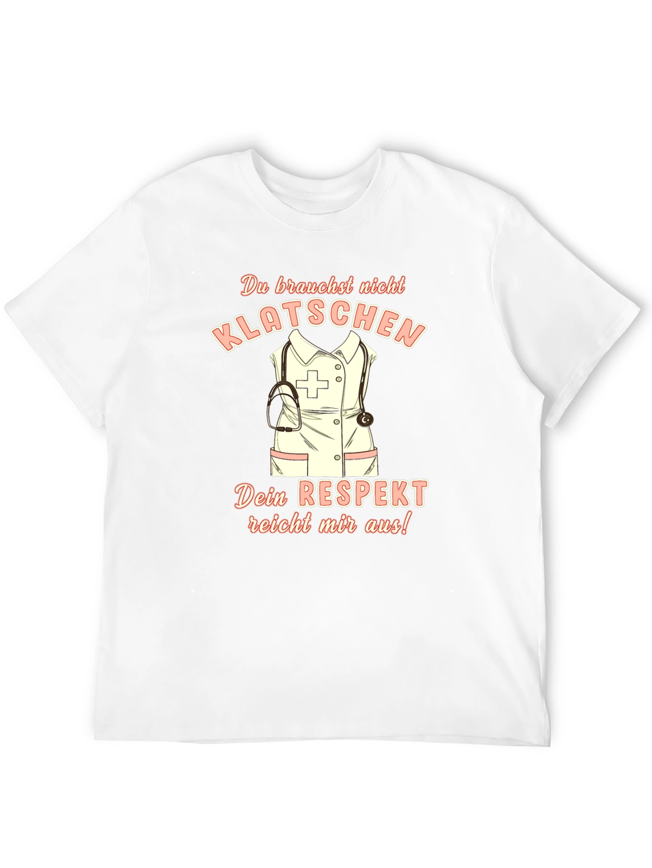 Camiseta Negra con Diseño de Enfermera