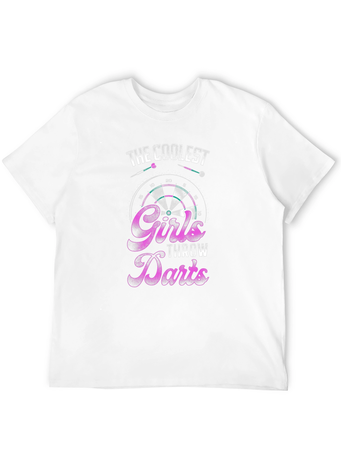Camiseta Negra The Coolest Girls Throw Darts