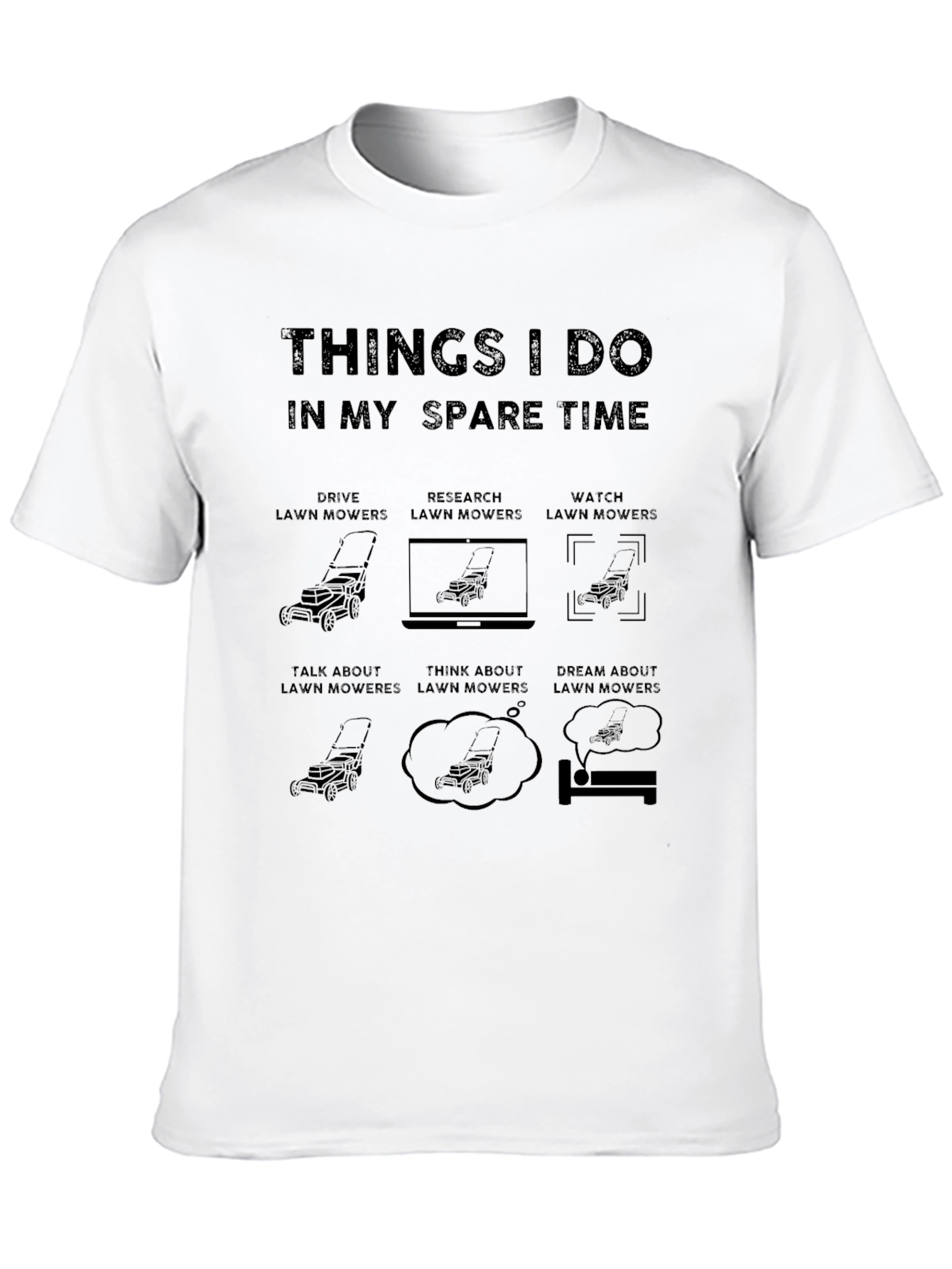 Camiseta Negra Humor Jardinería