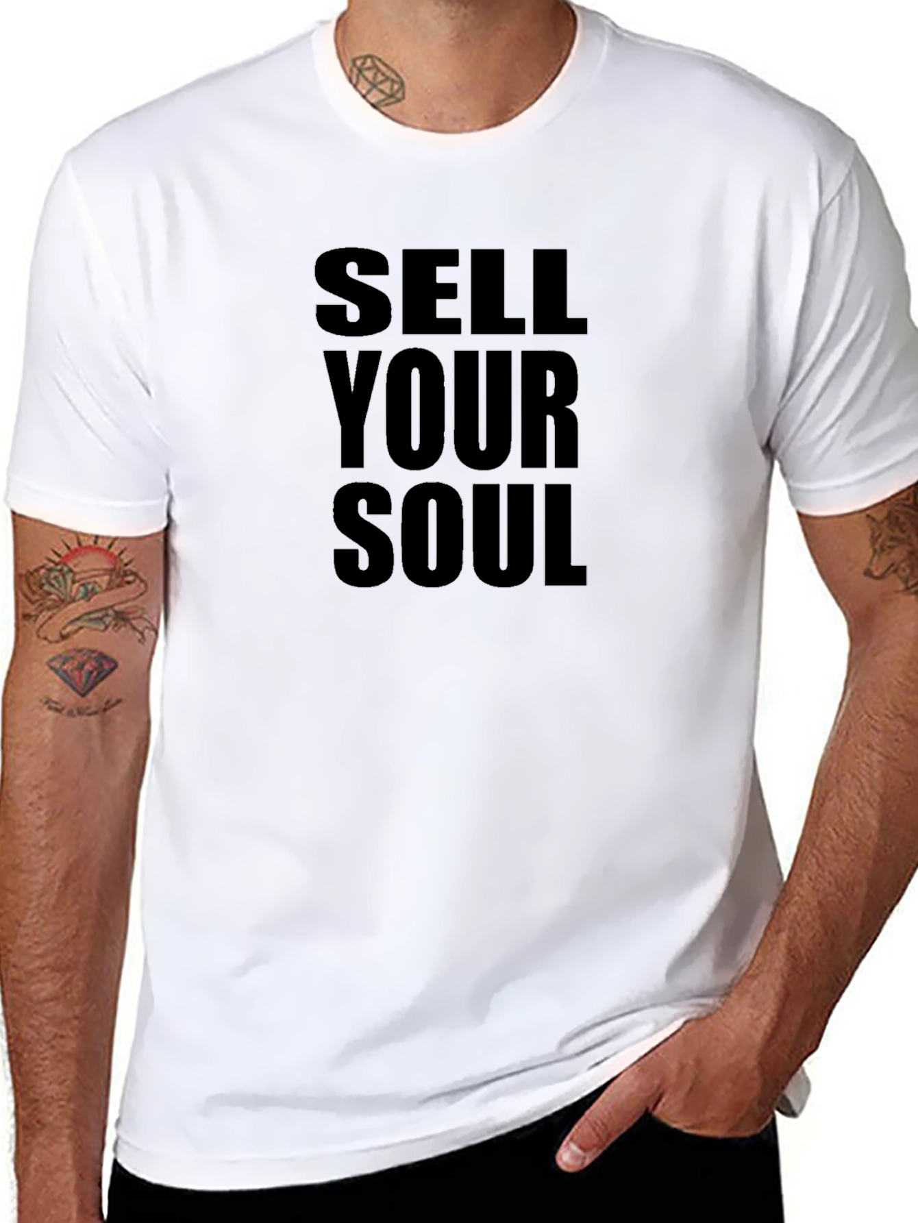 Camiseta Negra Vende tu Alma