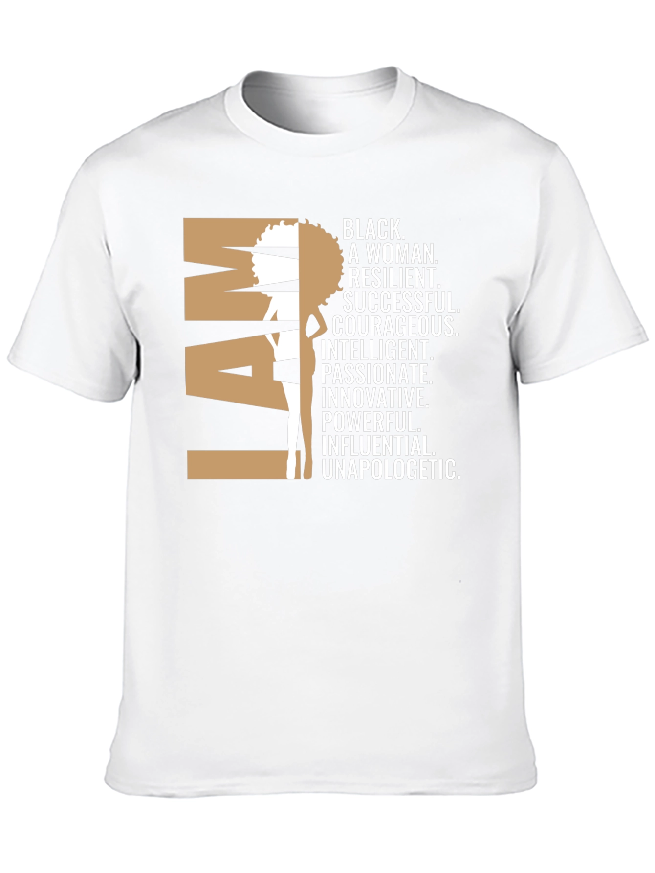 Camiseta I AM Black Woman - Empoderamiento Femenino