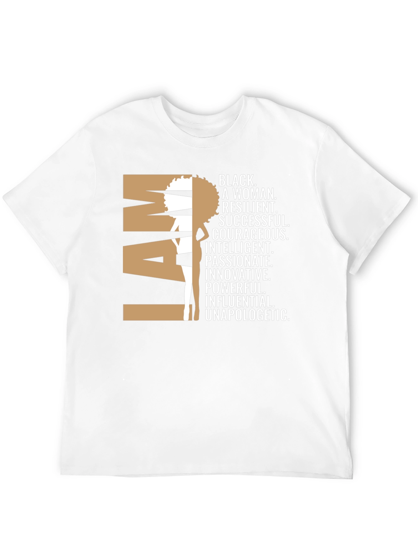 Camiseta I AM Black Woman - Empoderamiento Femenino