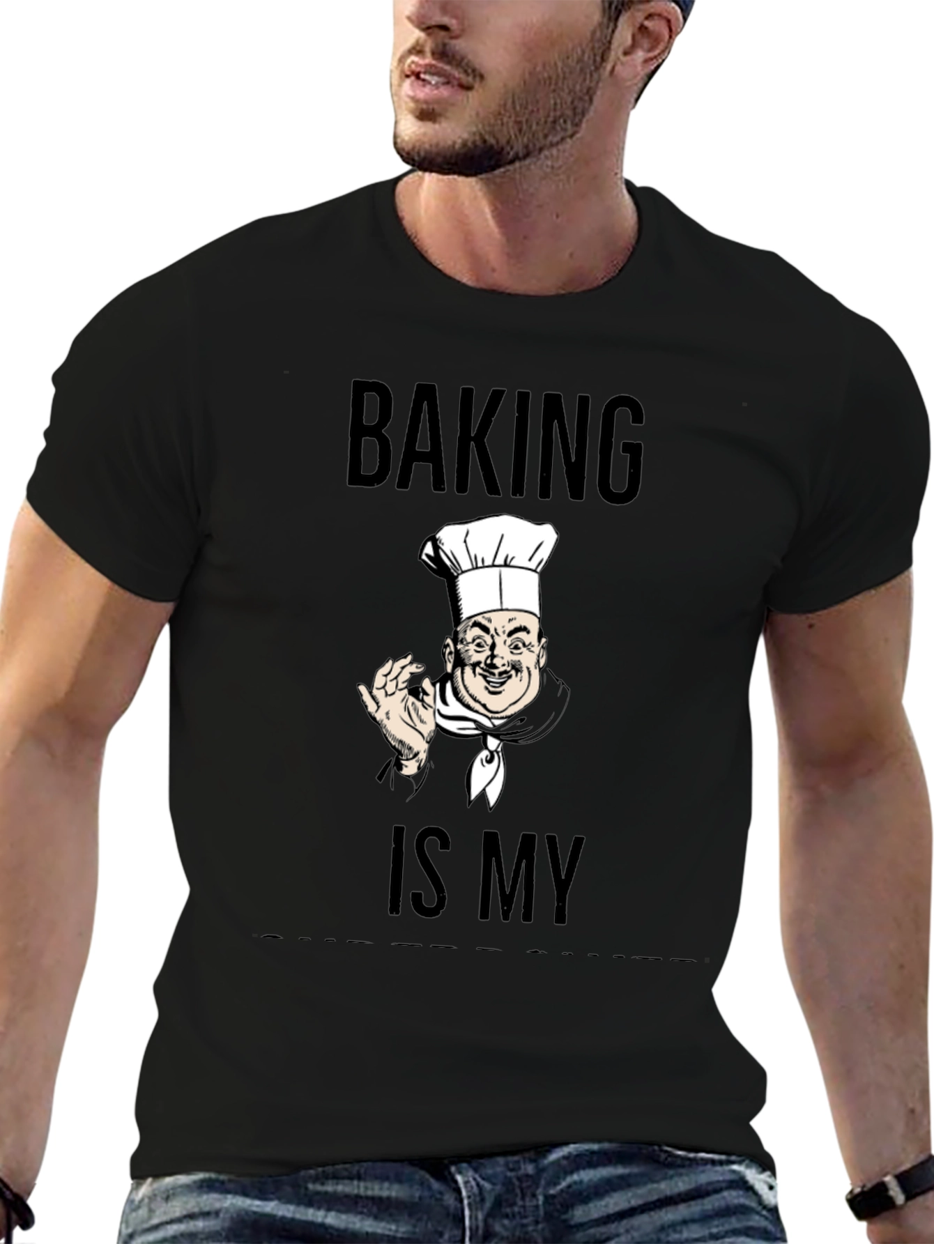 Camiseta Negra: Horneando es lo Mío