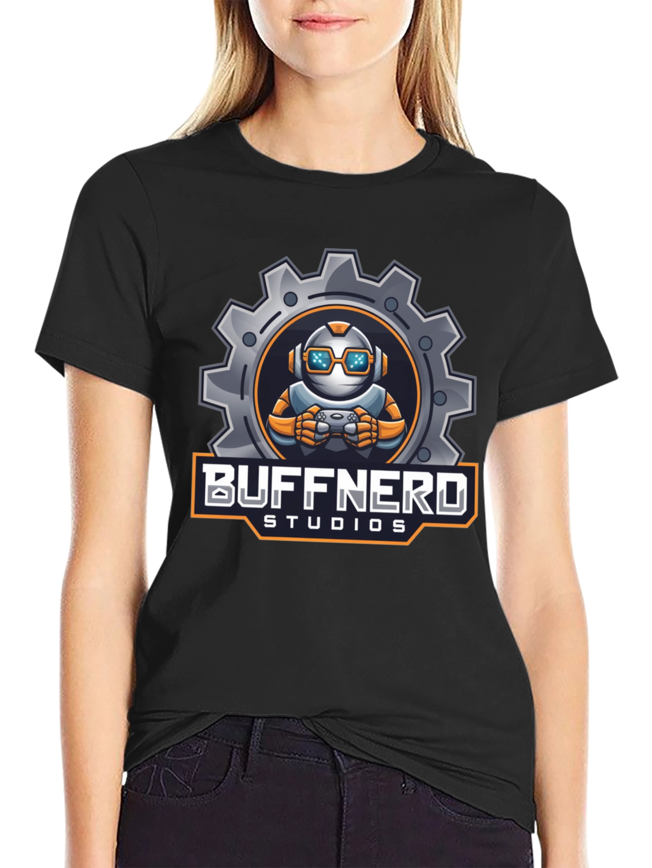 Camiseta Negra Buffnerd Studios