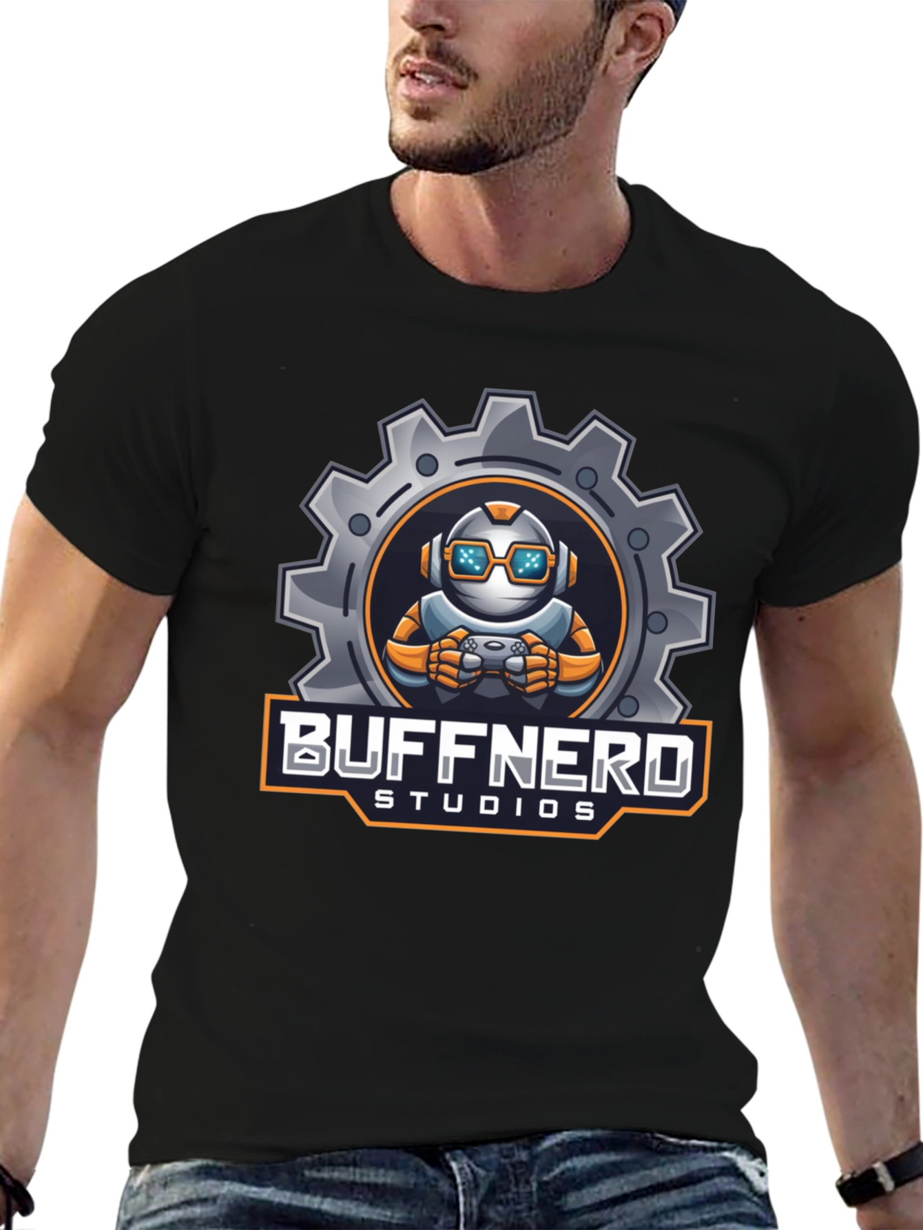 Camiseta Negra Buffnerd Studios