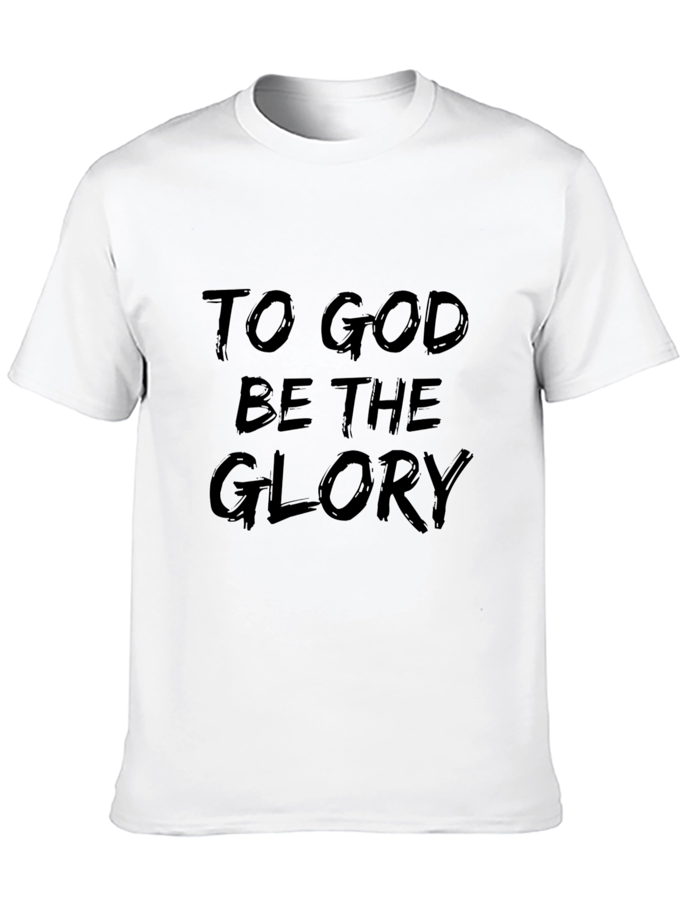 Camiseta Negra: A Dios Sea La Gloria