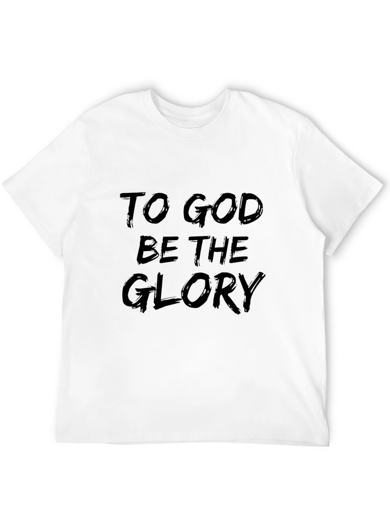 Camiseta Negra: A Dios Sea La Gloria