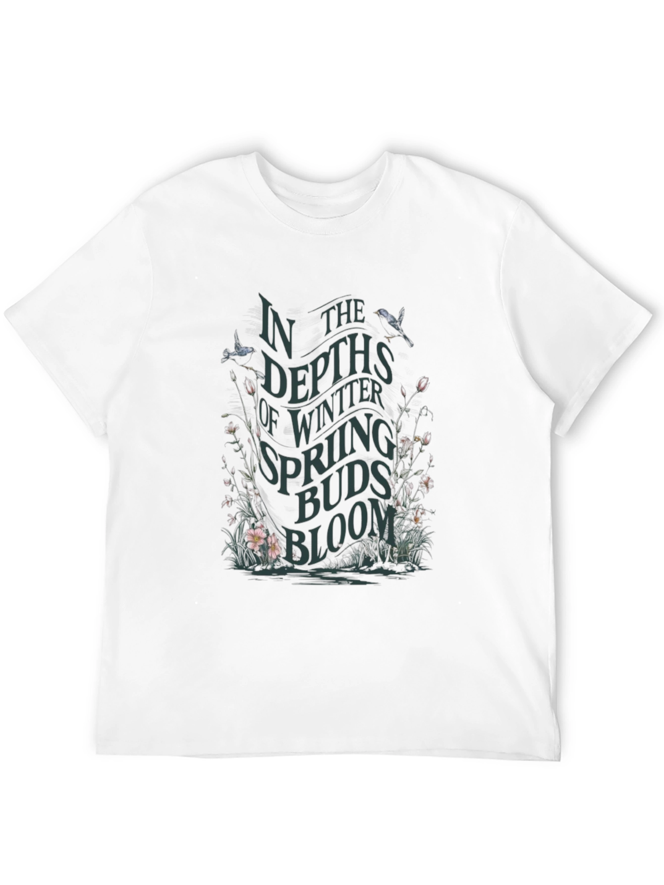Camiseta Negra En las profundidades del invierno