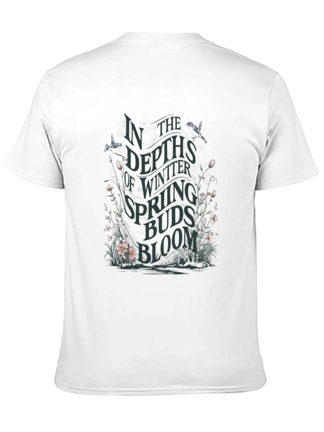 Camiseta Negra En las profundidades del invierno