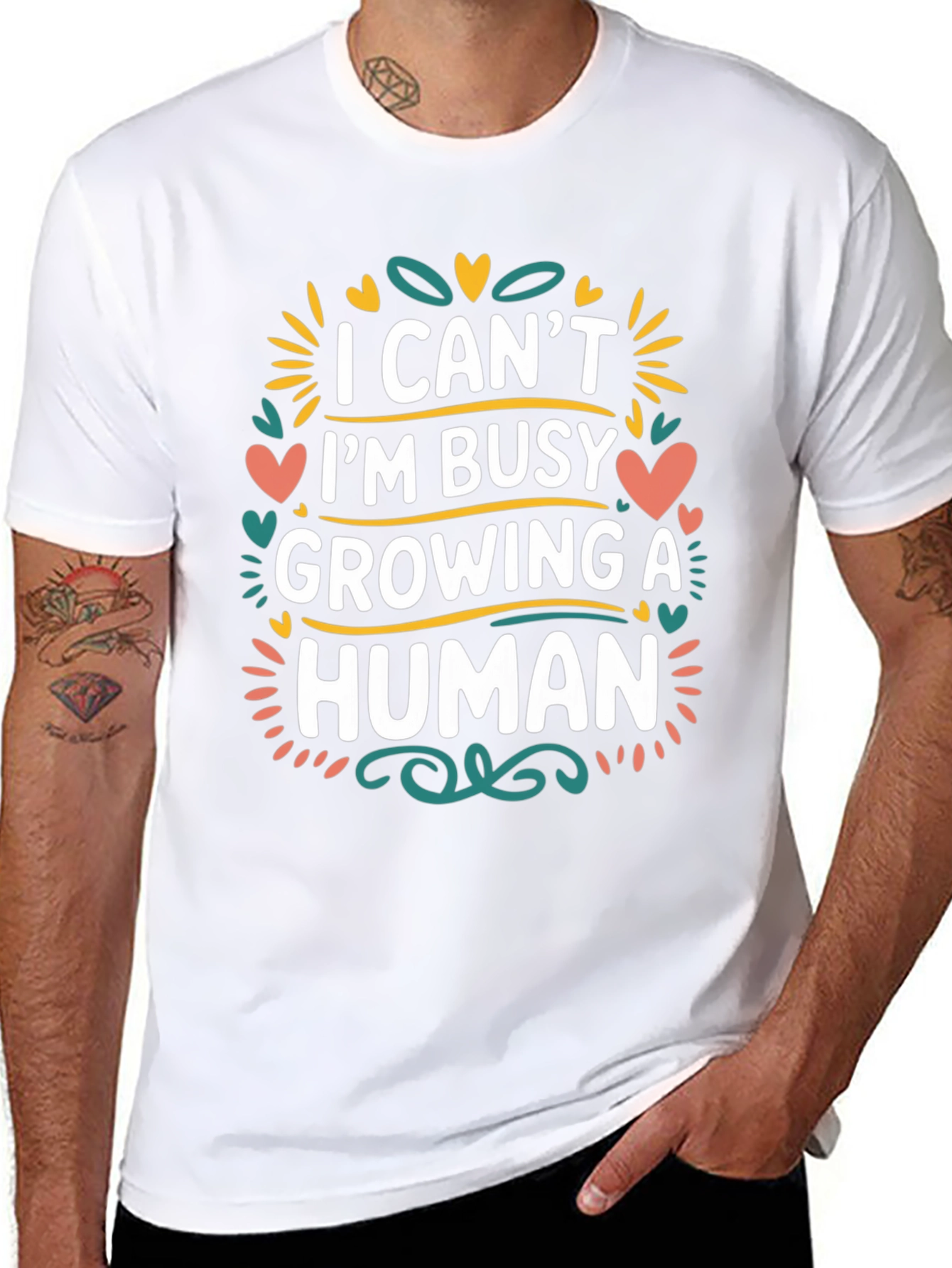 Camiseta Negra: ¡Estoy Ocupado Creando un Humano!