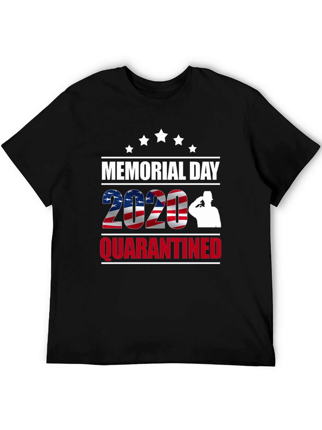 Camiseta Memorial Day 2020 Quarantined