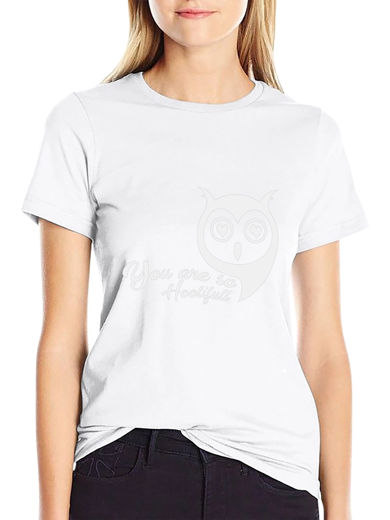 Camiseta Negra con Búho You are so Hootifull