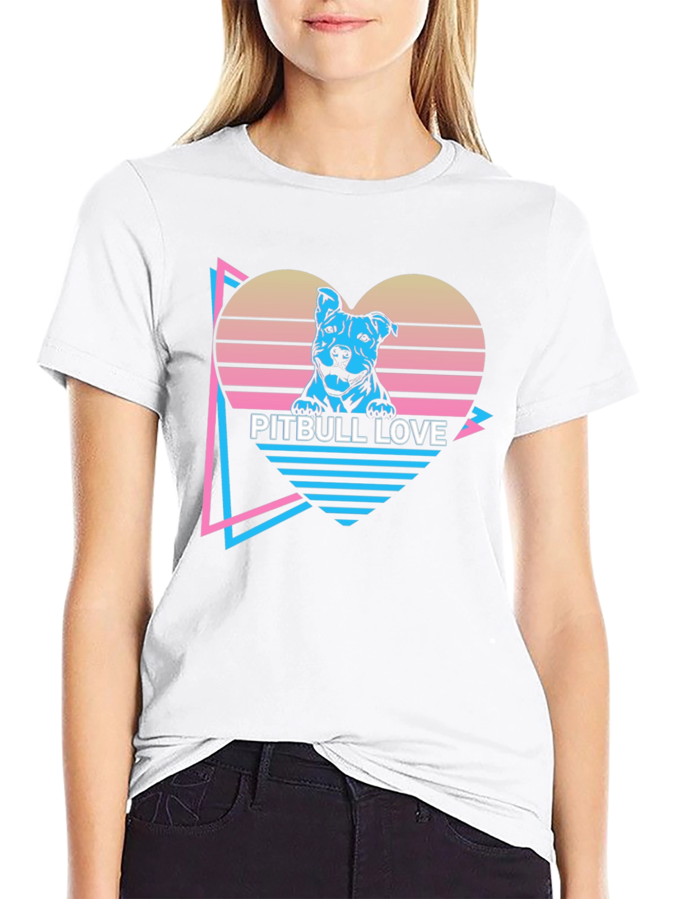 Camiseta Pitbull Love Retro