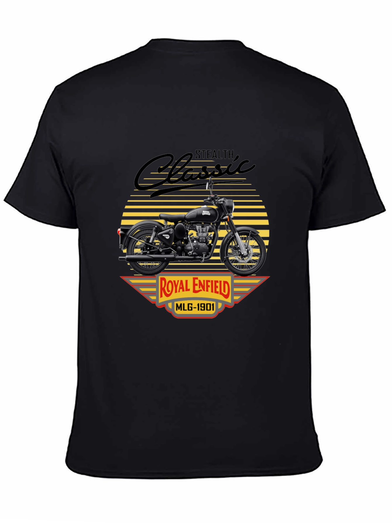 Camiseta Clásica Royal Enfield Stealth MLG-1901