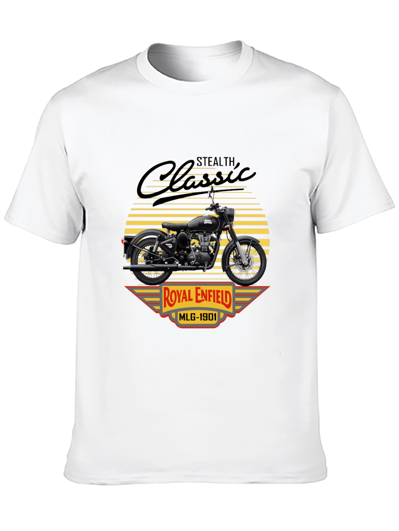 Camiseta Clásica Royal Enfield Stealth MLG-1901