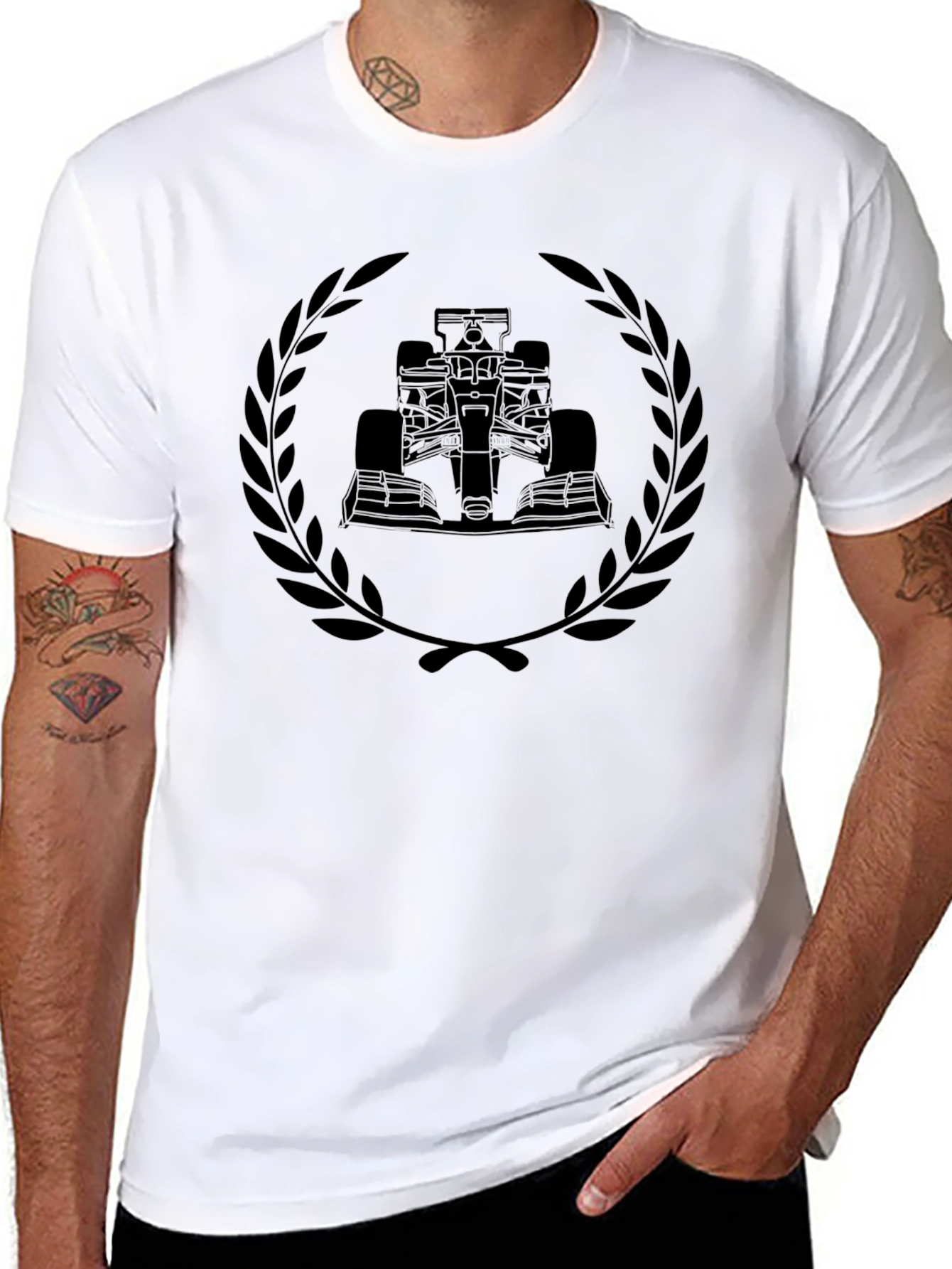 Camiseta Negra Fórmula 1 Laureada