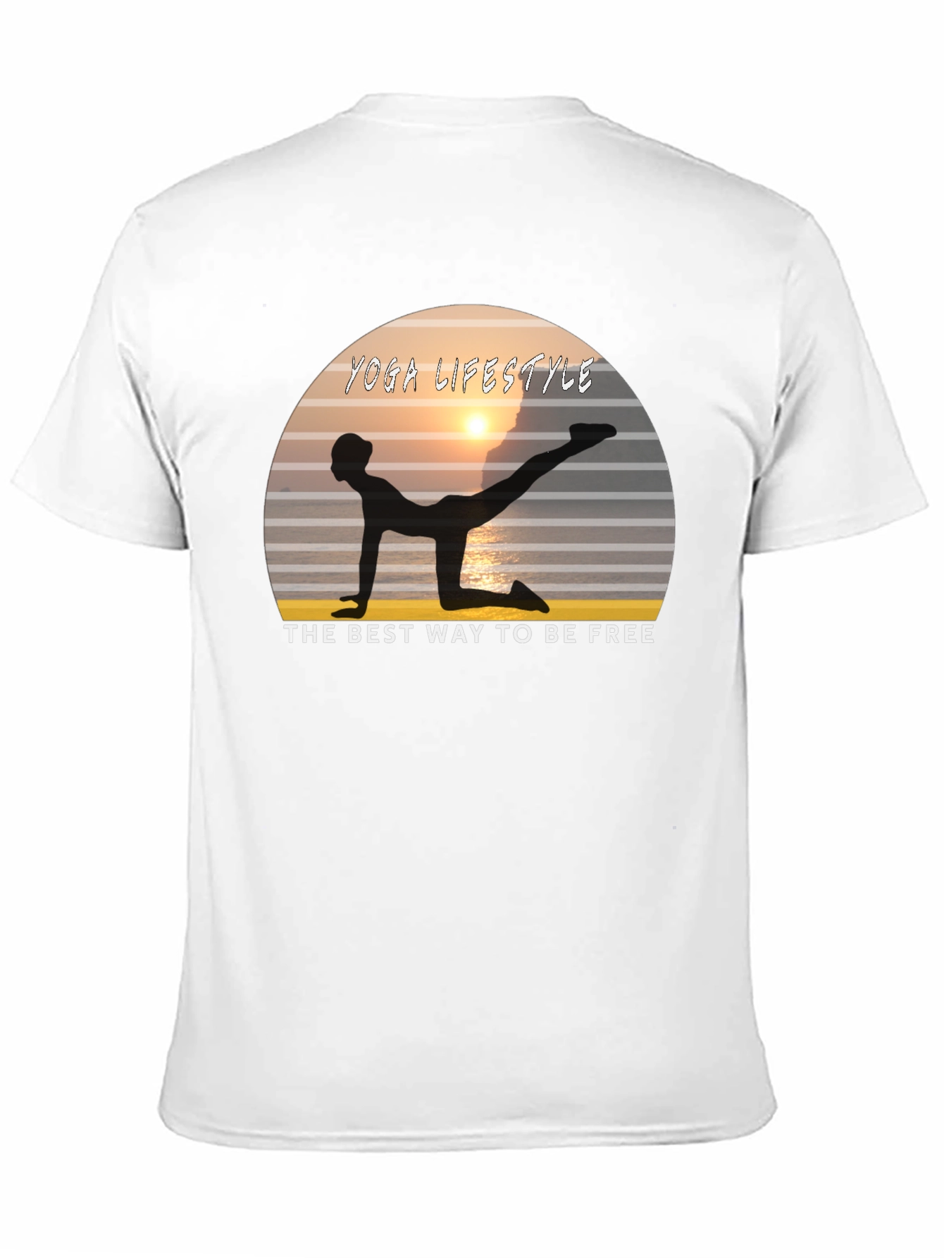 Camiseta Negra Yoga Lifestyle - La Libertad en Movimiento