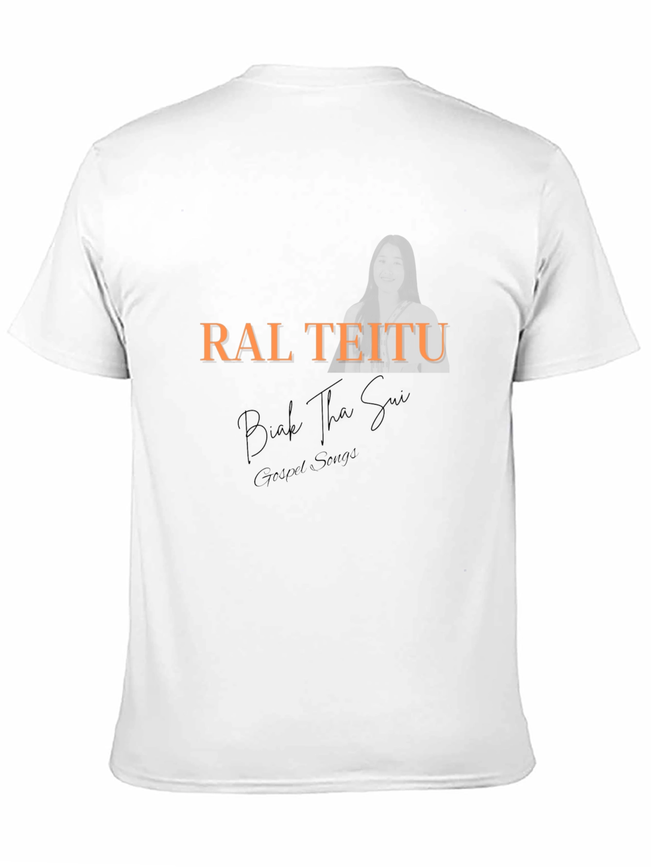 Camiseta Negra Ral Teitu Gospel Songs