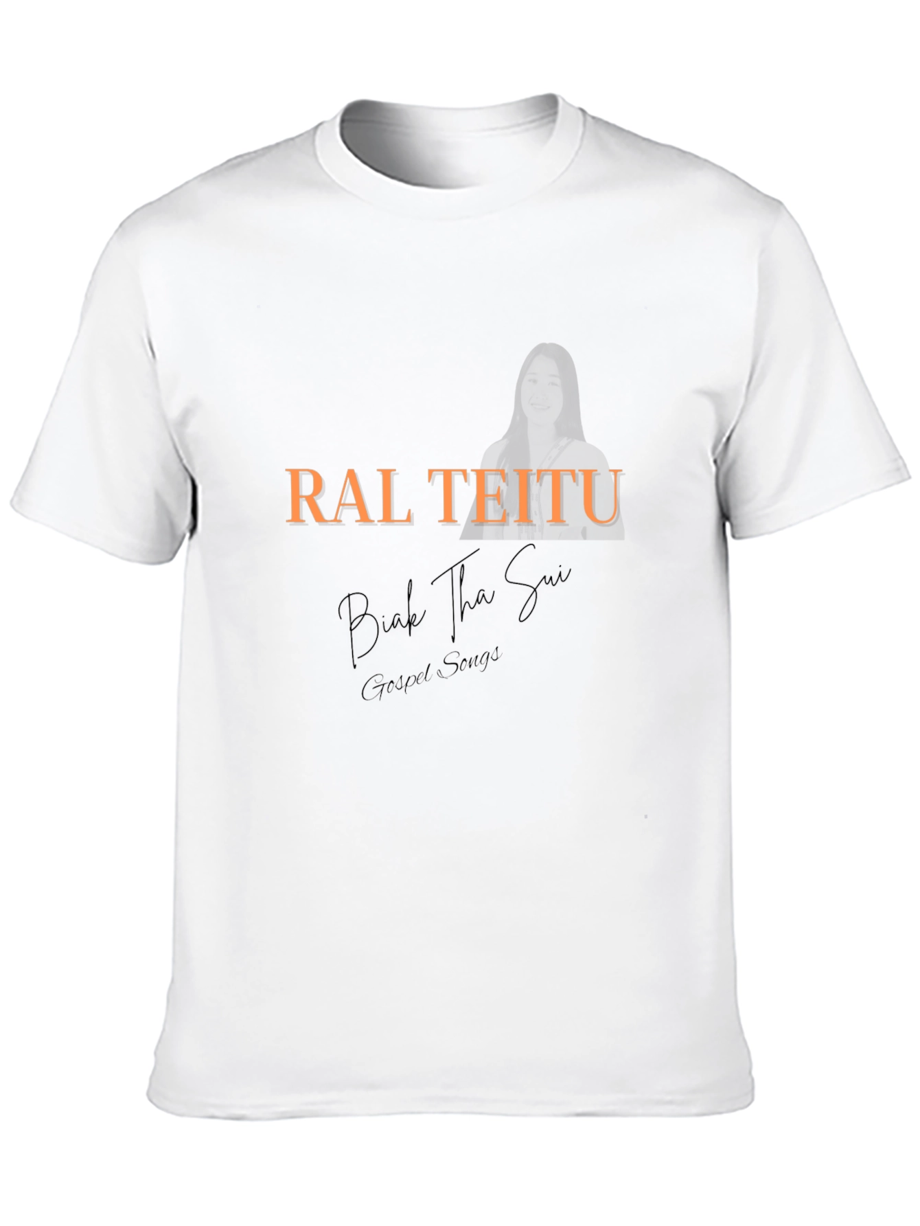 Camiseta Negra Ral Teitu Gospel Songs