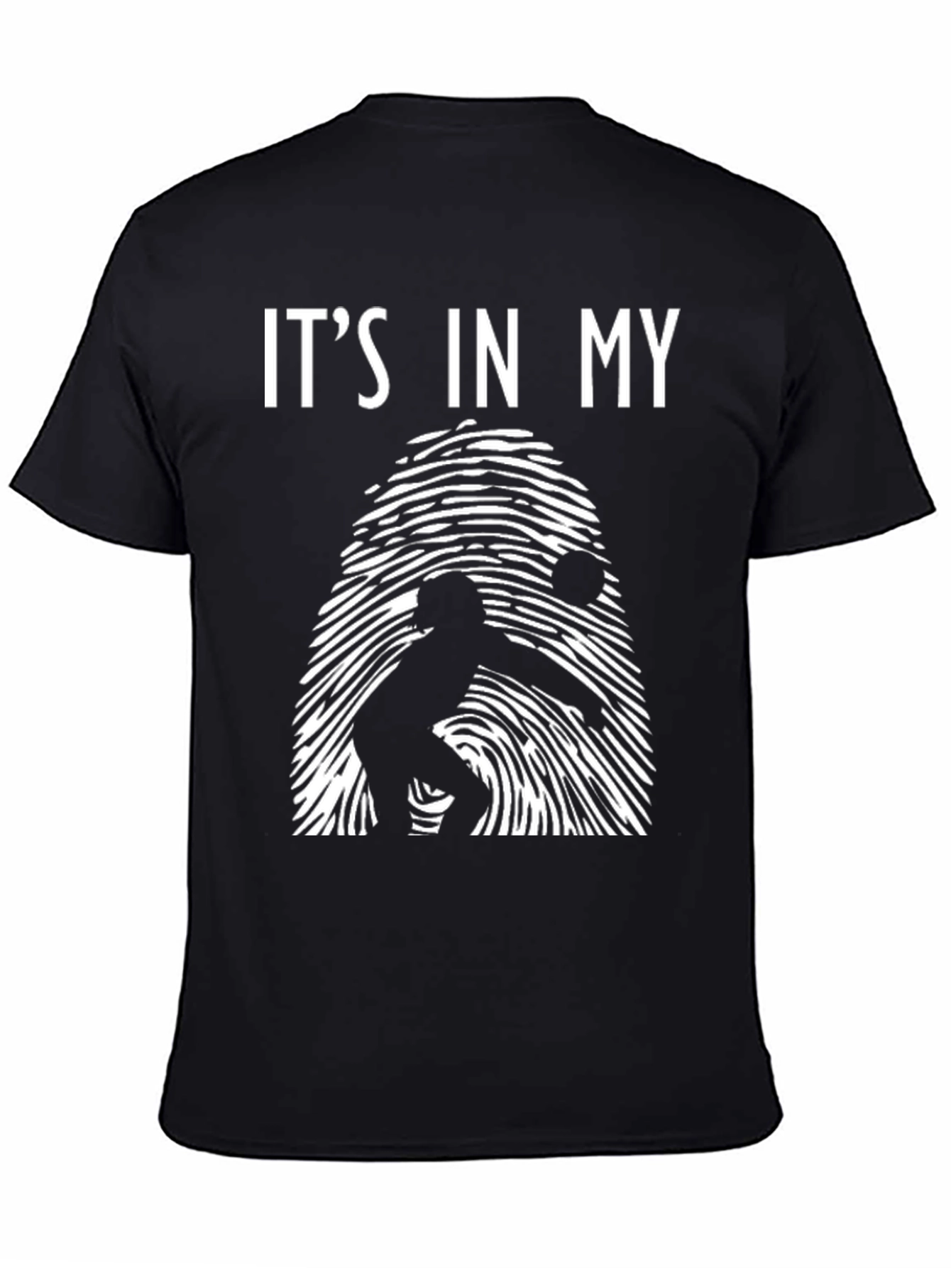 Camiseta Negra: Es en mi ADN - Voleibol