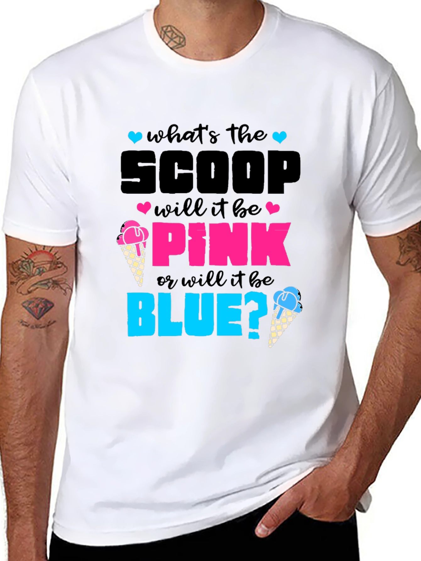 Camiseta Revelación de Género: ¿Rosa o Azul?