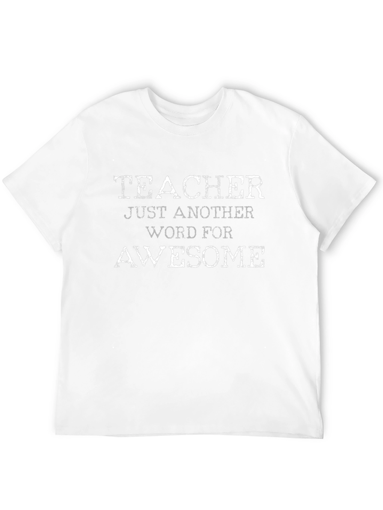 Camiseta Negra Profesor: ¡Otra palabra para Increíble!