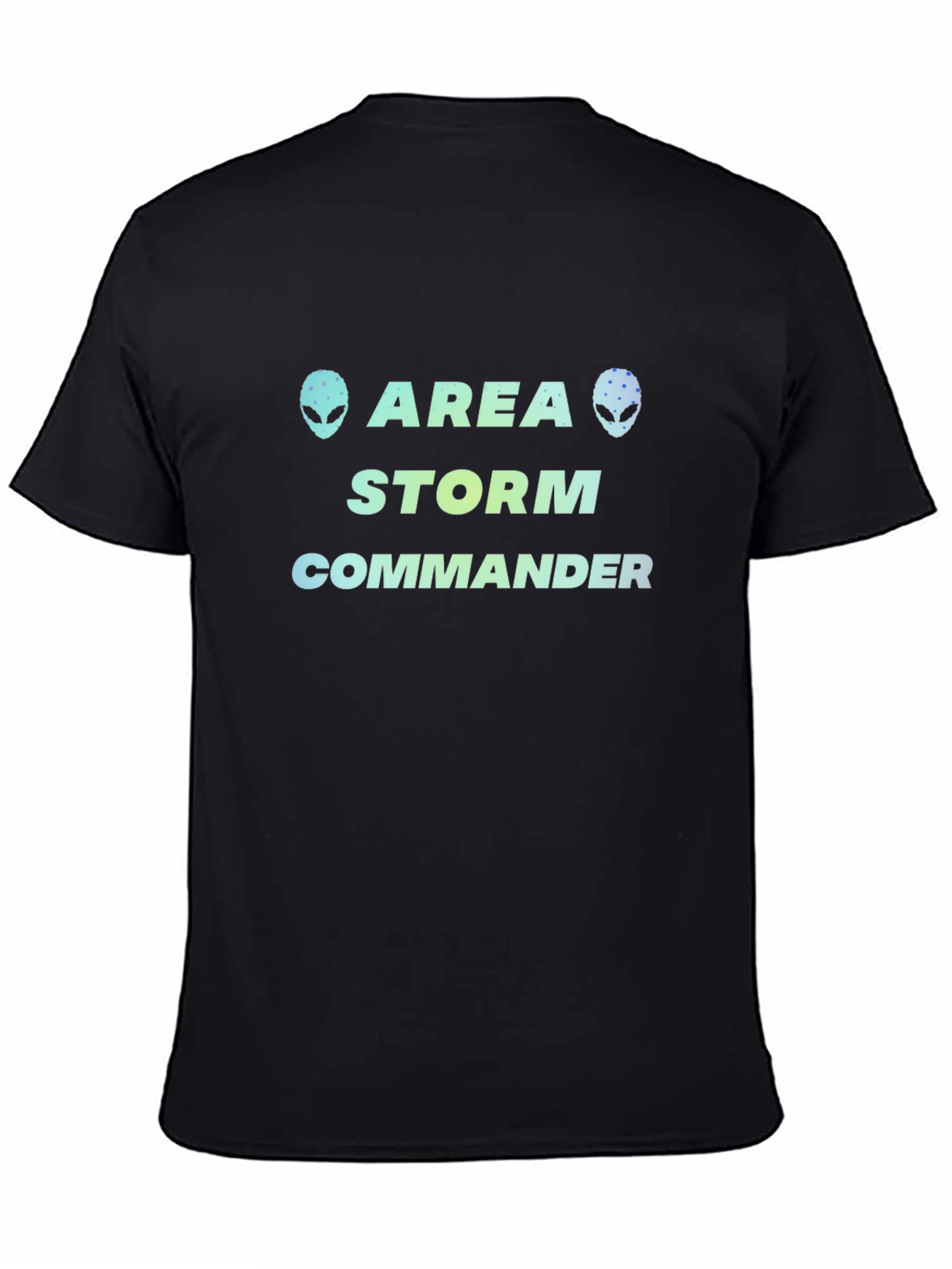Camiseta Negra Area Storm Commander