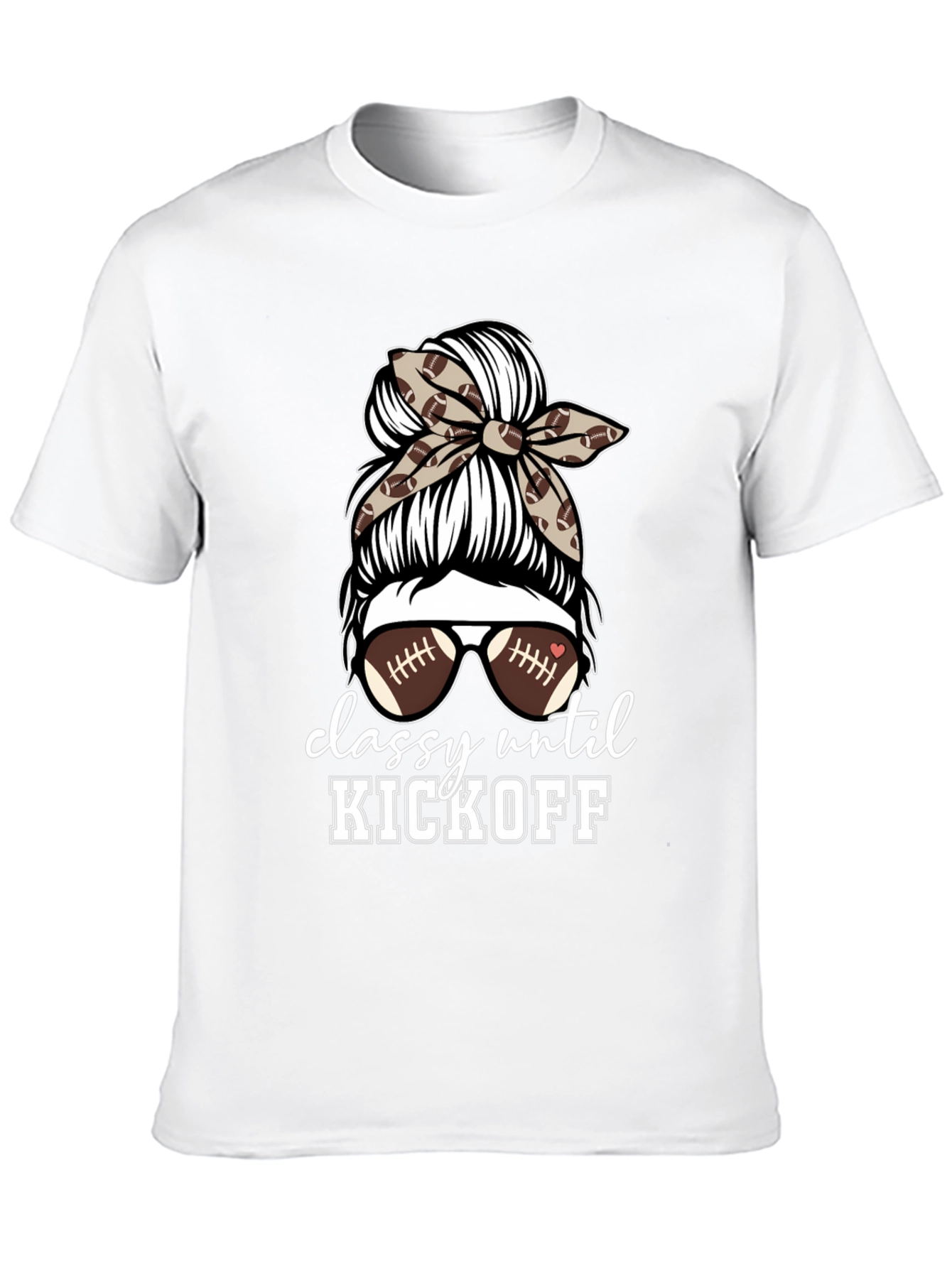 Camiseta Negra Classy Until Kickoff