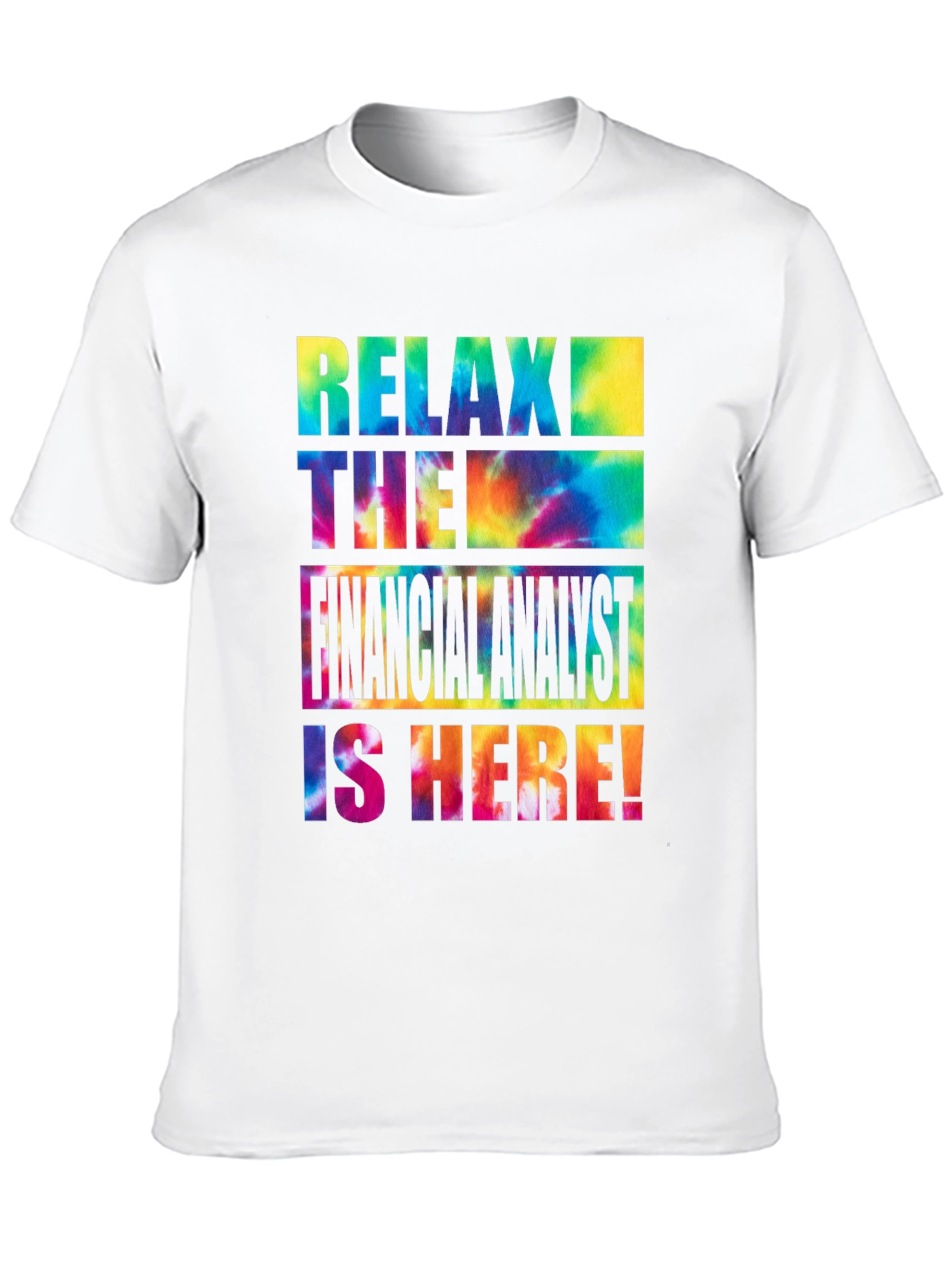 Camiseta Negra Relax Financial Analyst