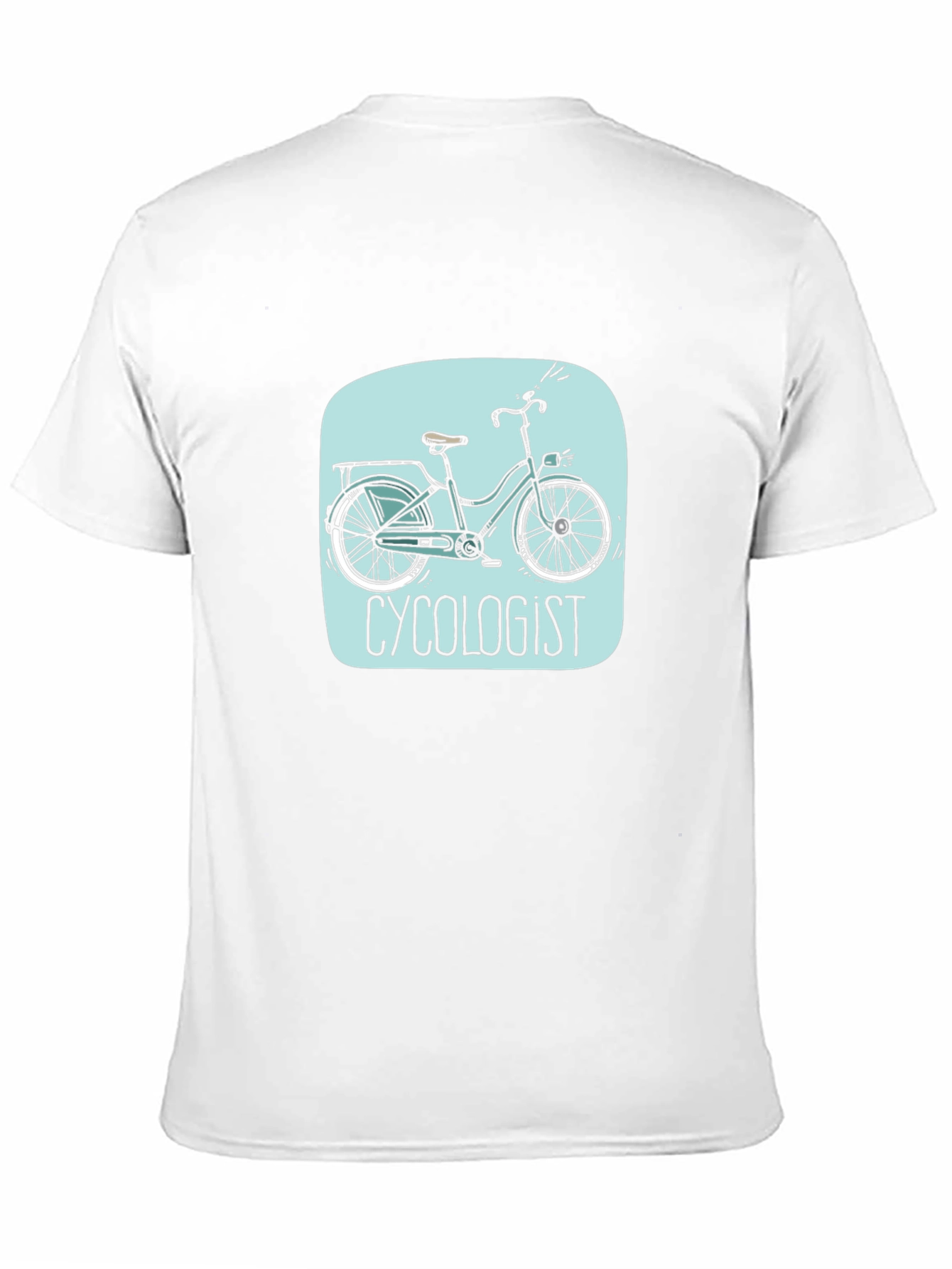 Camiseta Negra Ciclogista Diseño Original