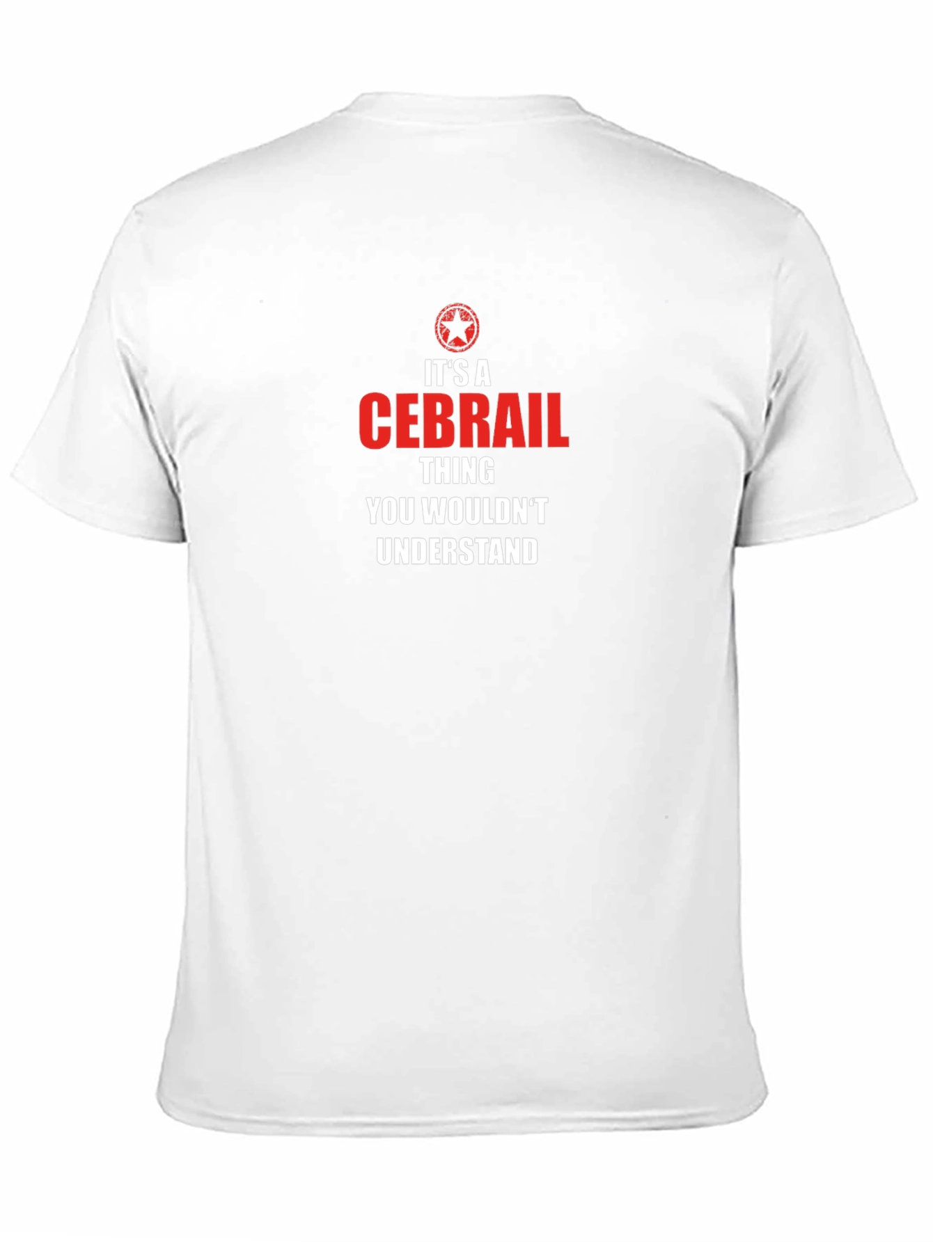 Camiseta Negra con Diseño Cebrail