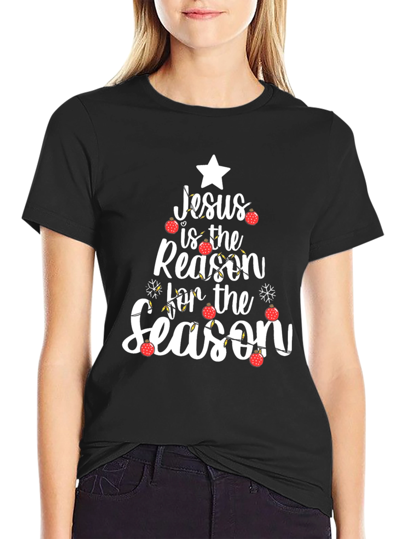 Camiseta Navideña: Jesús es la Razón