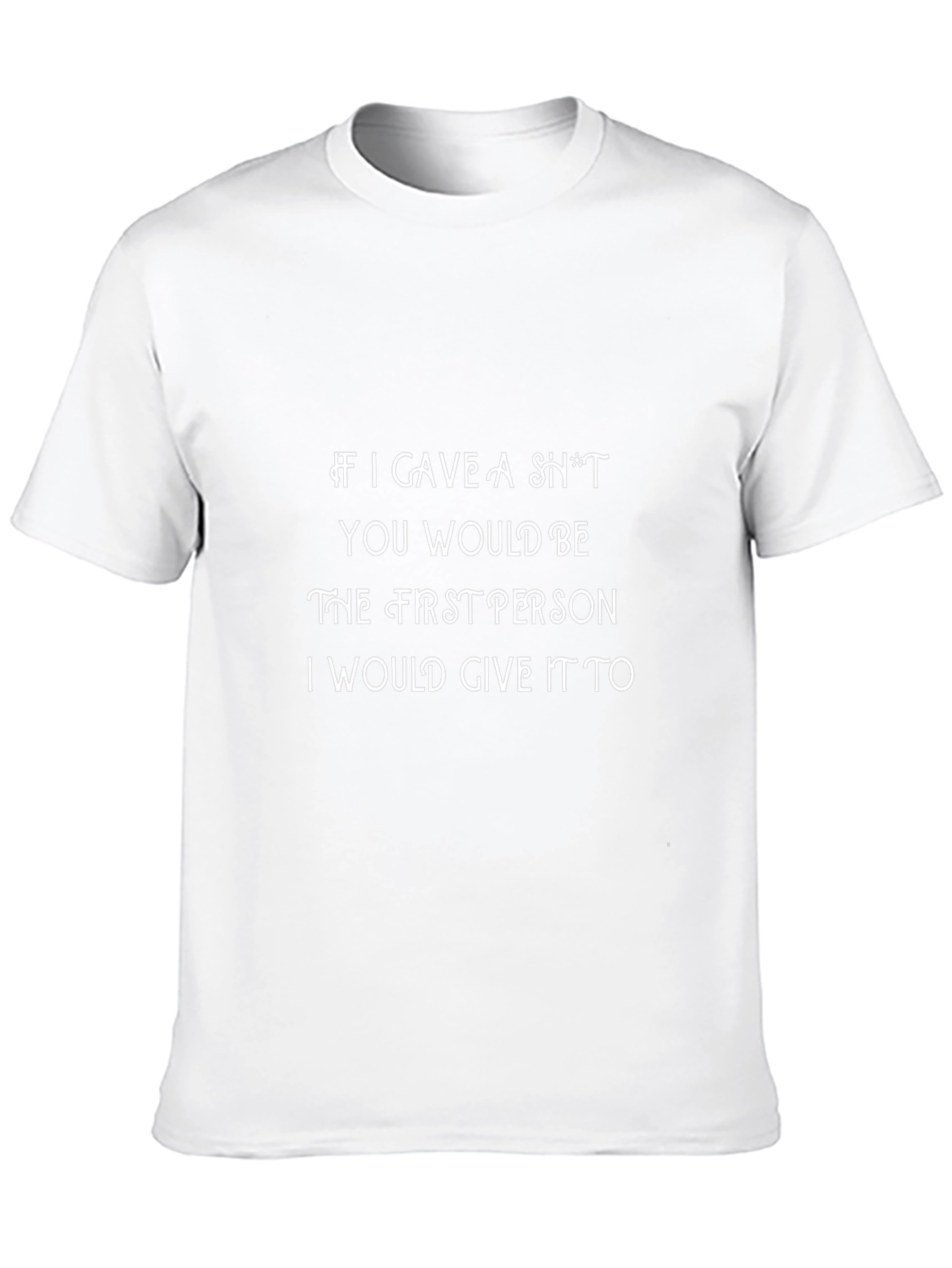 Camiseta Negra con Mensaje Irónico