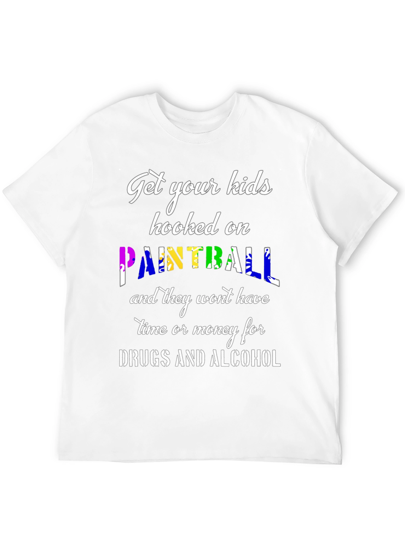 Camiseta Negra: ¡Engancha a tus Hijos al Paintball!