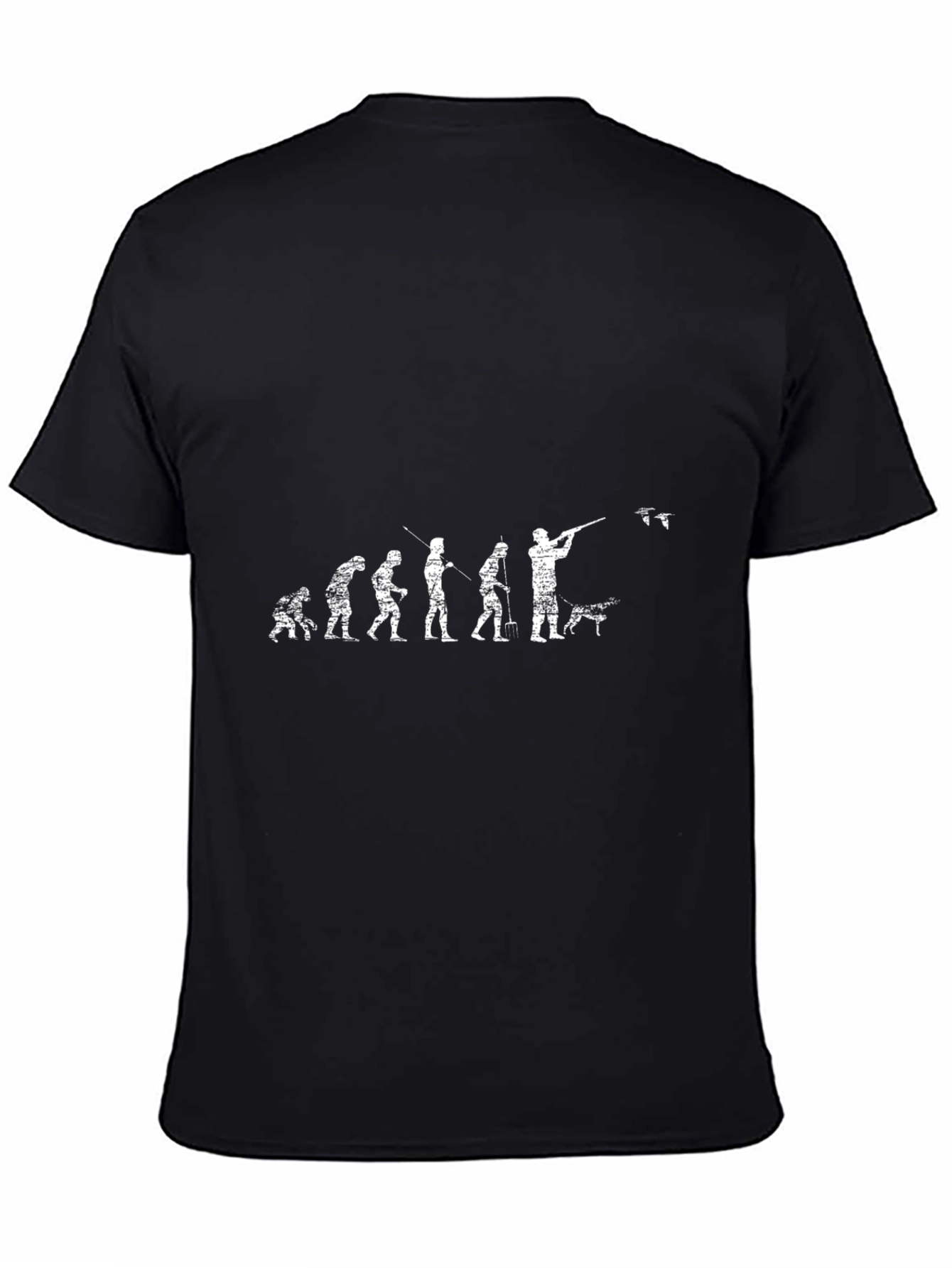 Camiseta Negra Evolución del Cazador
