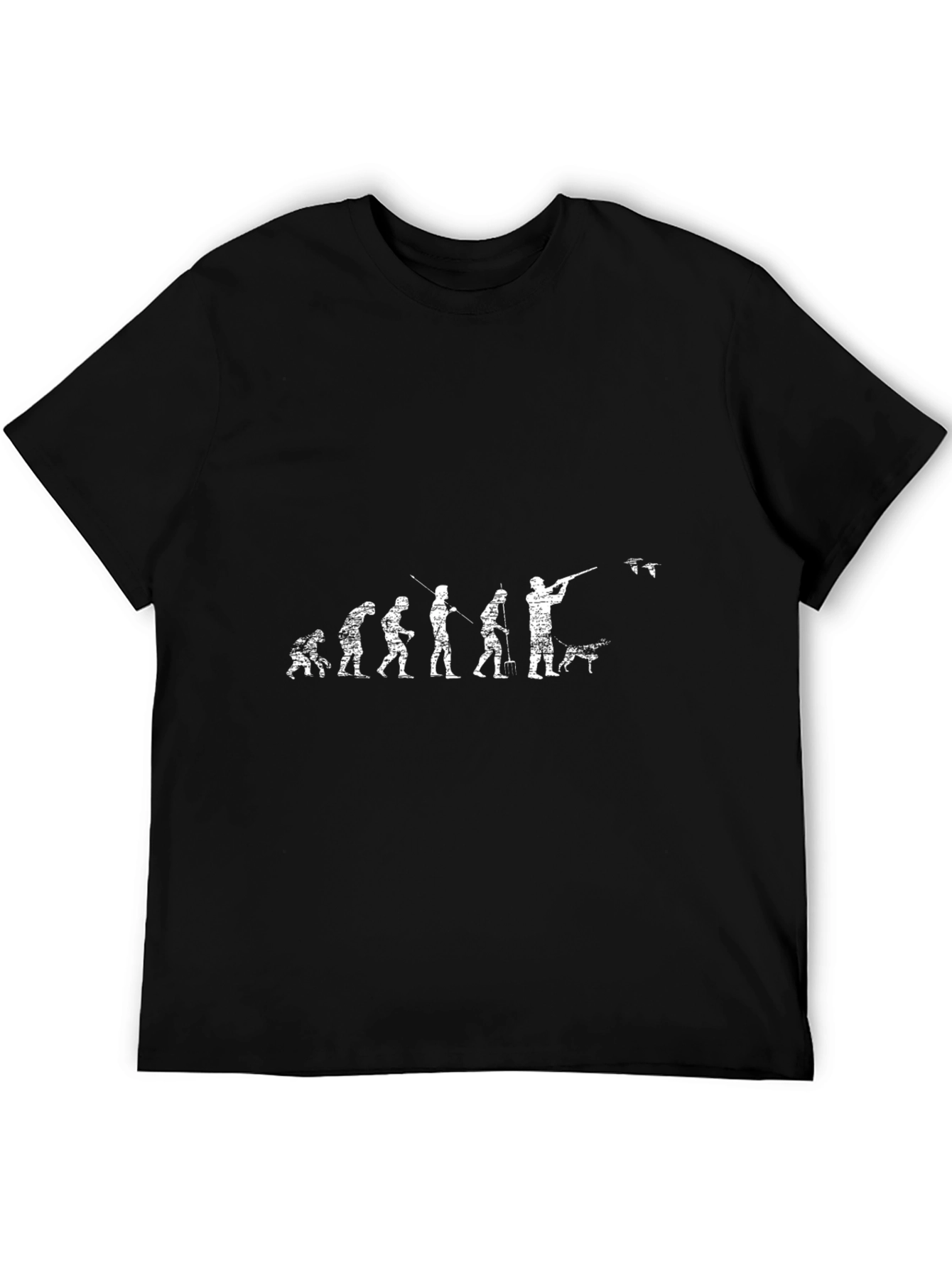 Camiseta Negra Evolución del Cazador