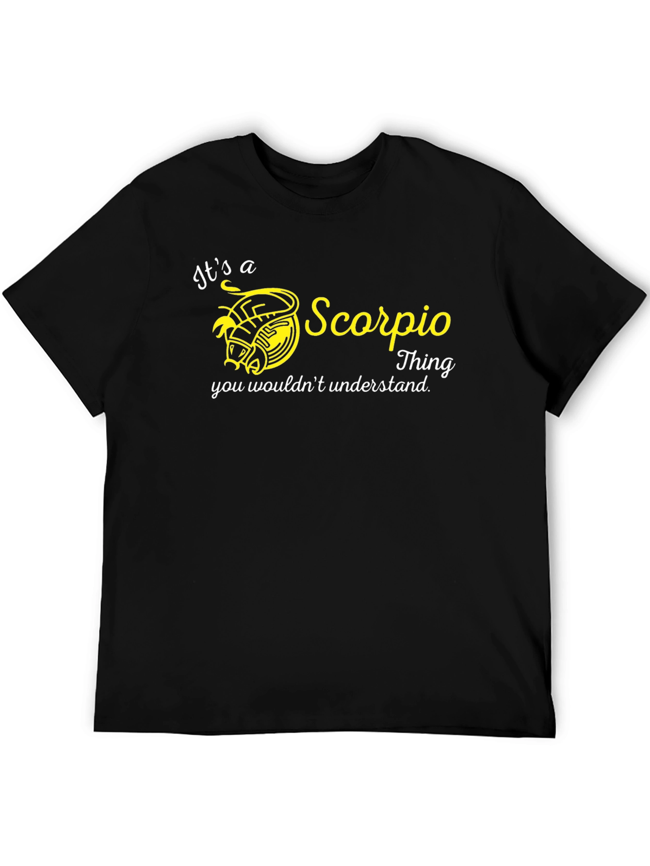 Camiseta Negra Scorpio Thing