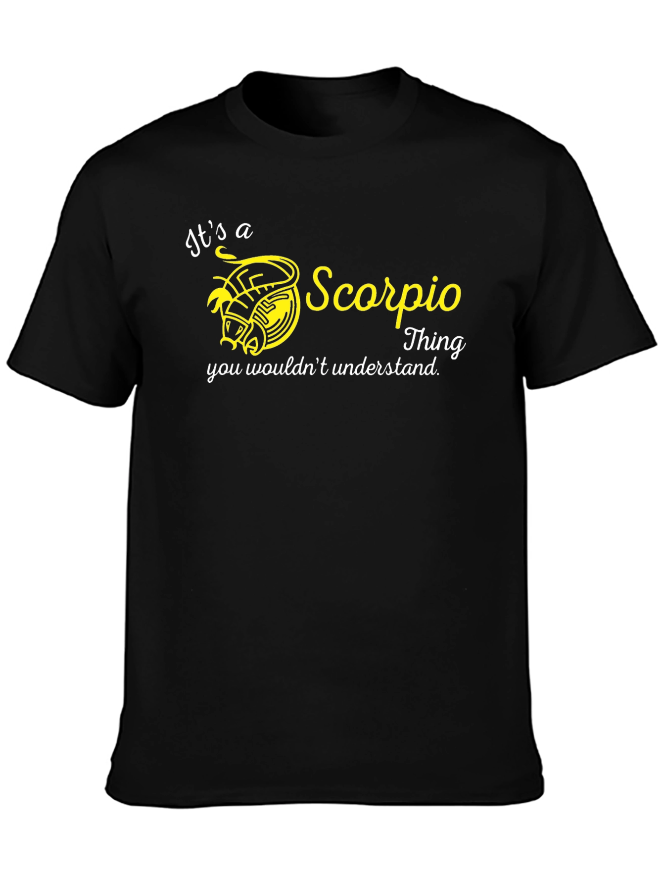 Camiseta Negra Scorpio Thing