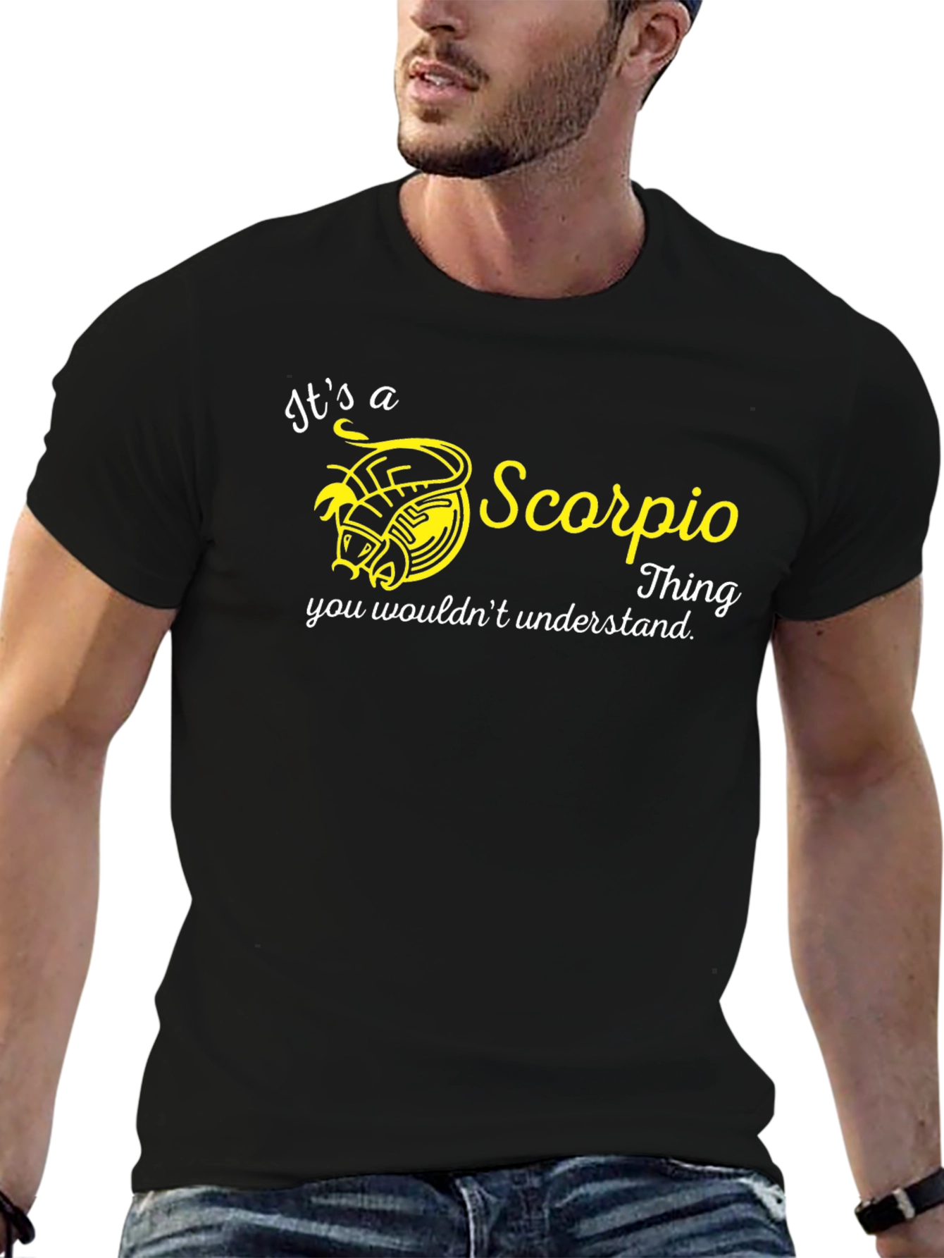 Camiseta Negra Scorpio Thing