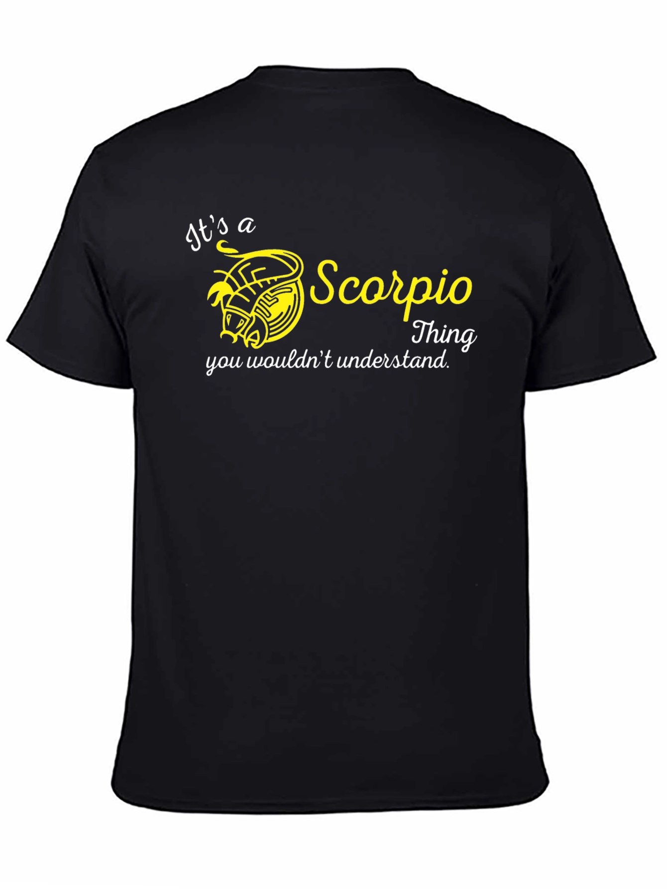 Camiseta Negra Scorpio Thing