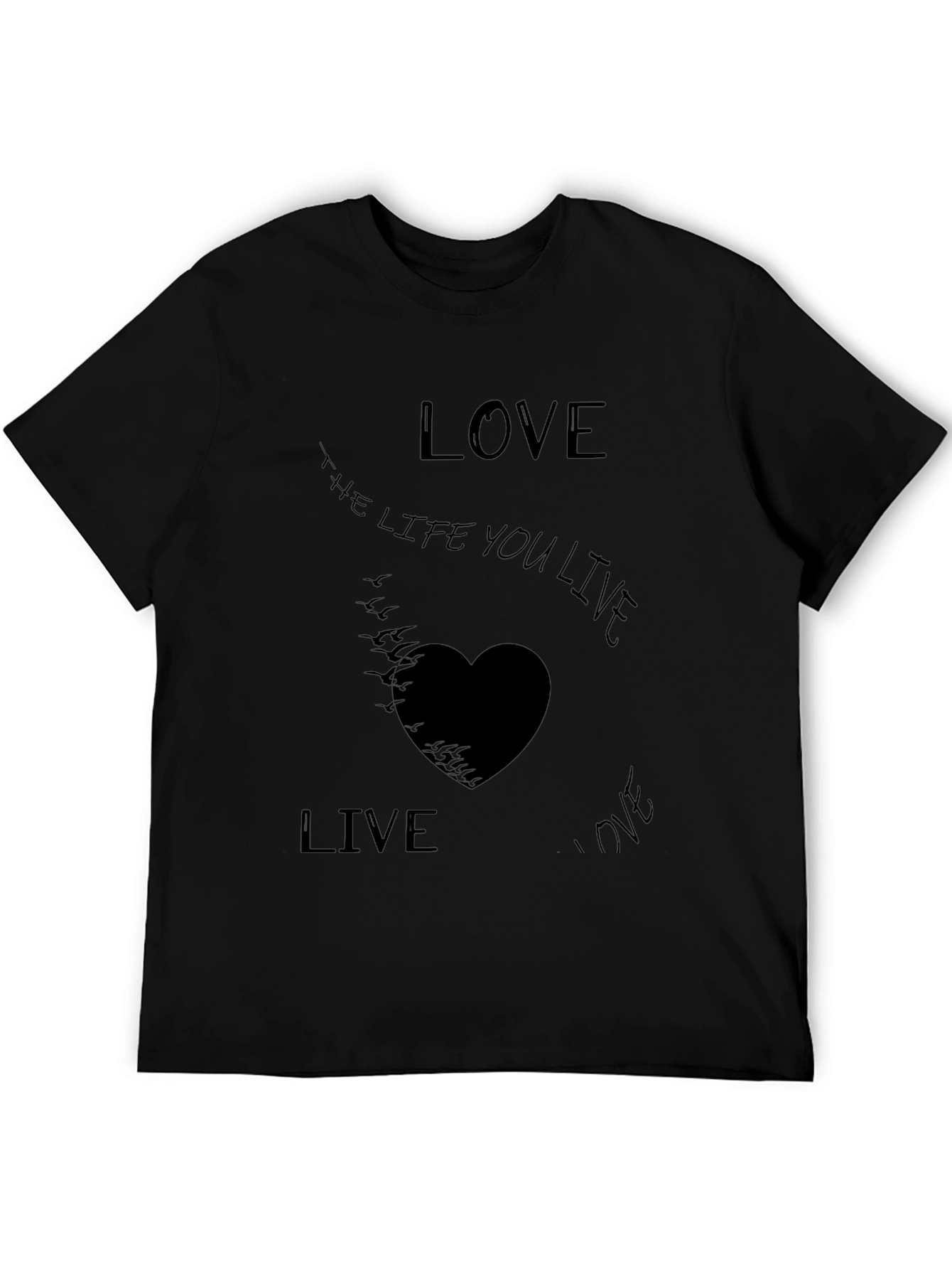Camiseta Negra Live the Life You Love
