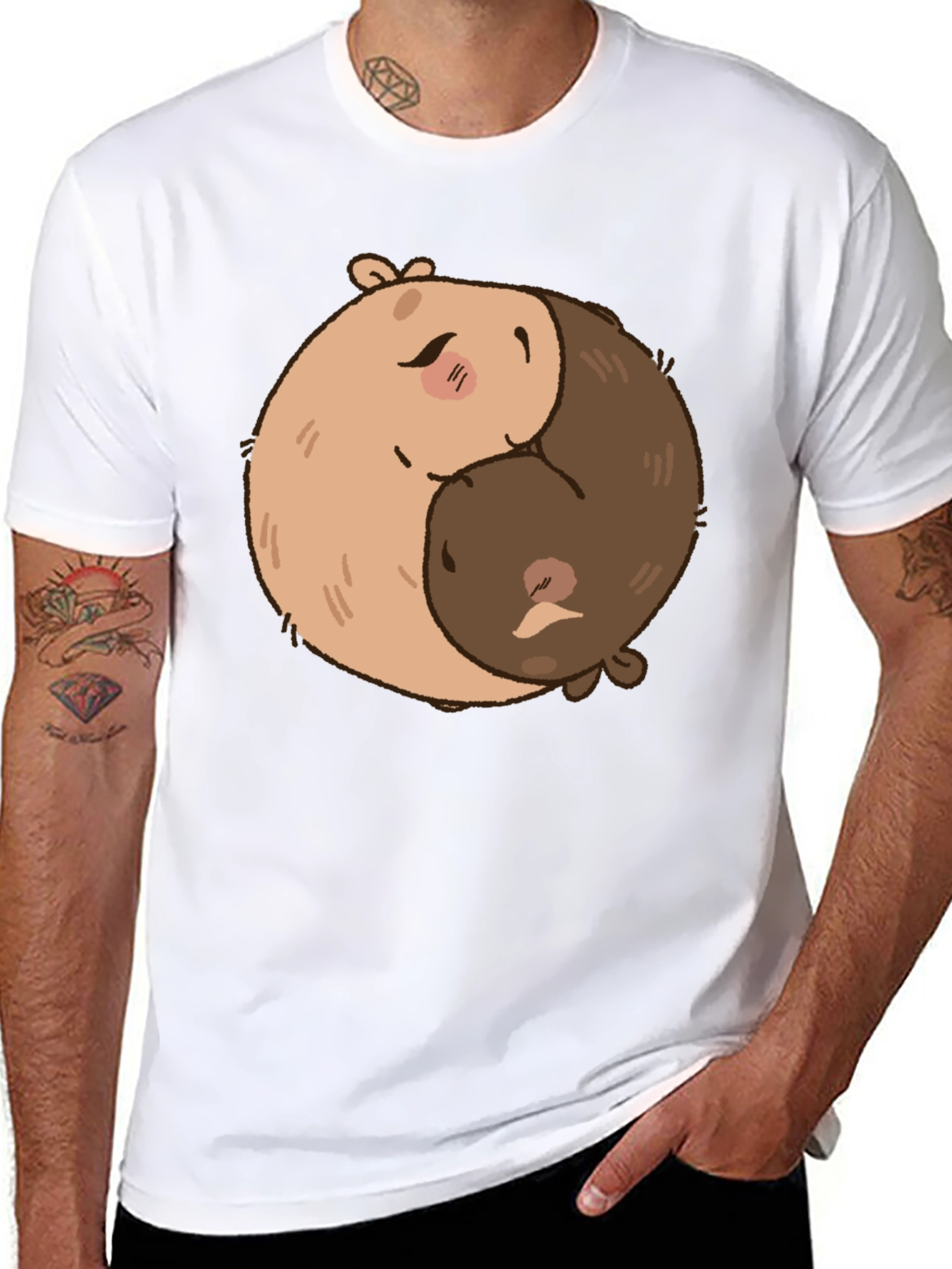 Camiseta Yin Yang Capibaras