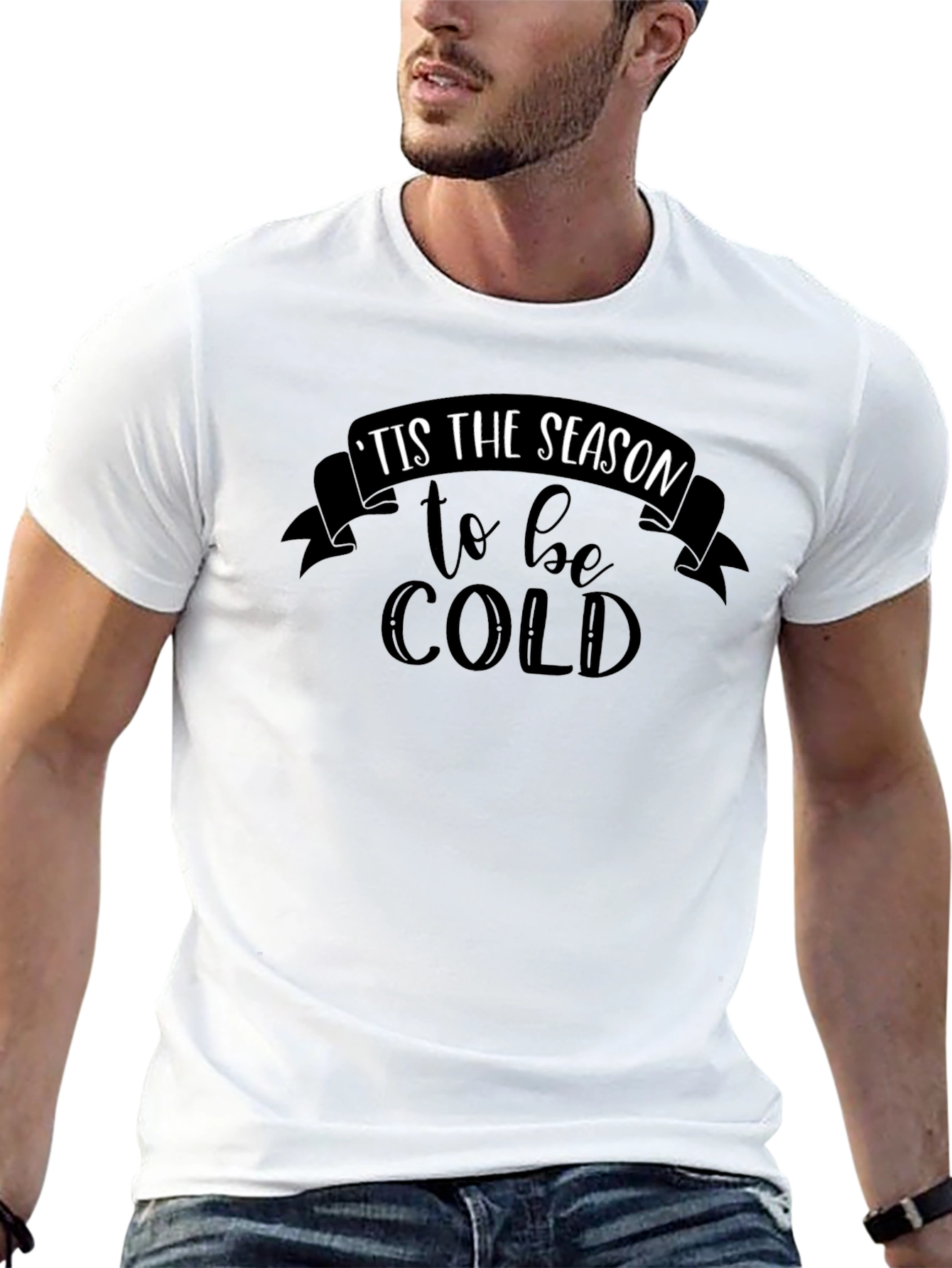 Camiseta Negra: Es la Temporada para Tener Frío