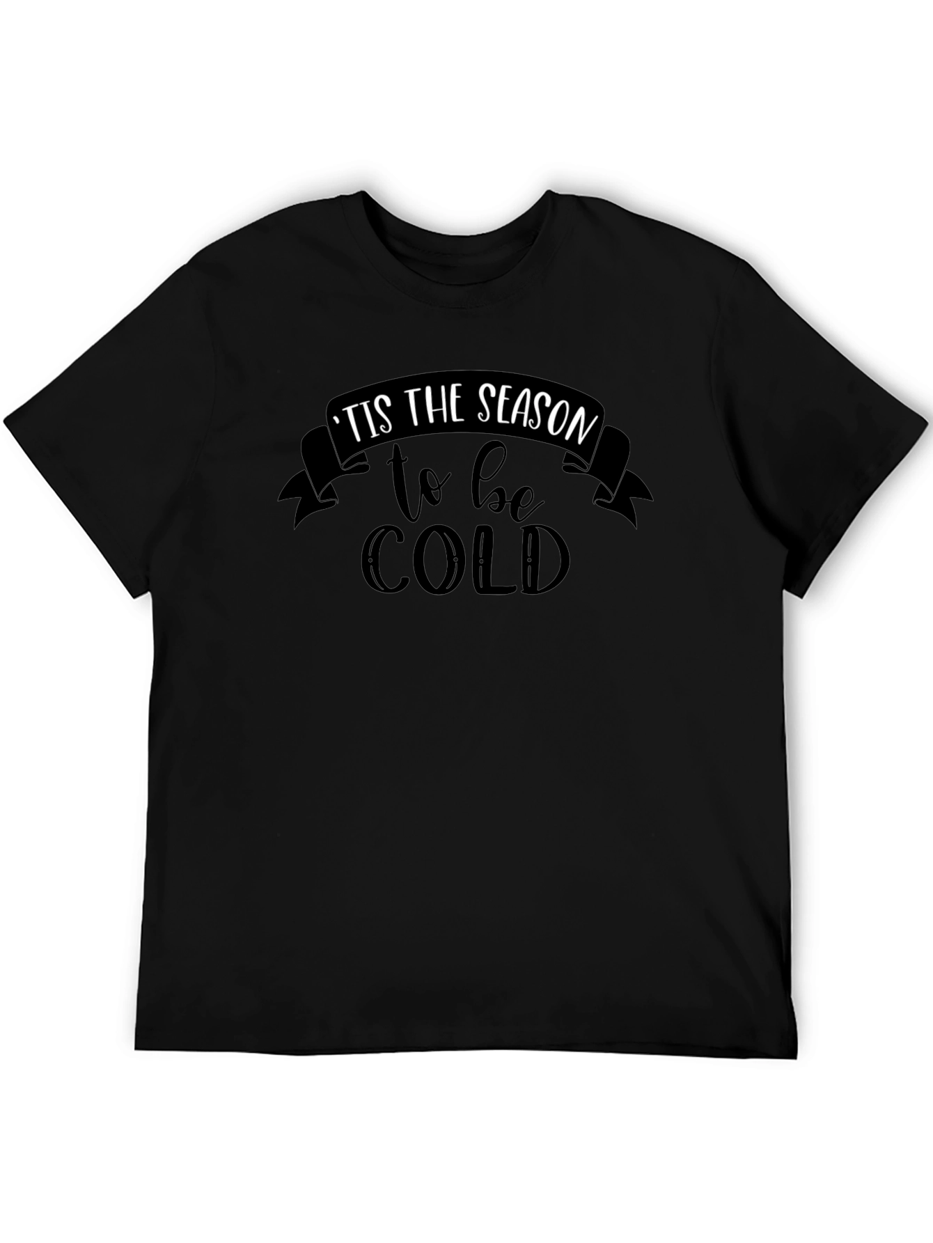 Camiseta Negra: Es la Temporada para Tener Frío