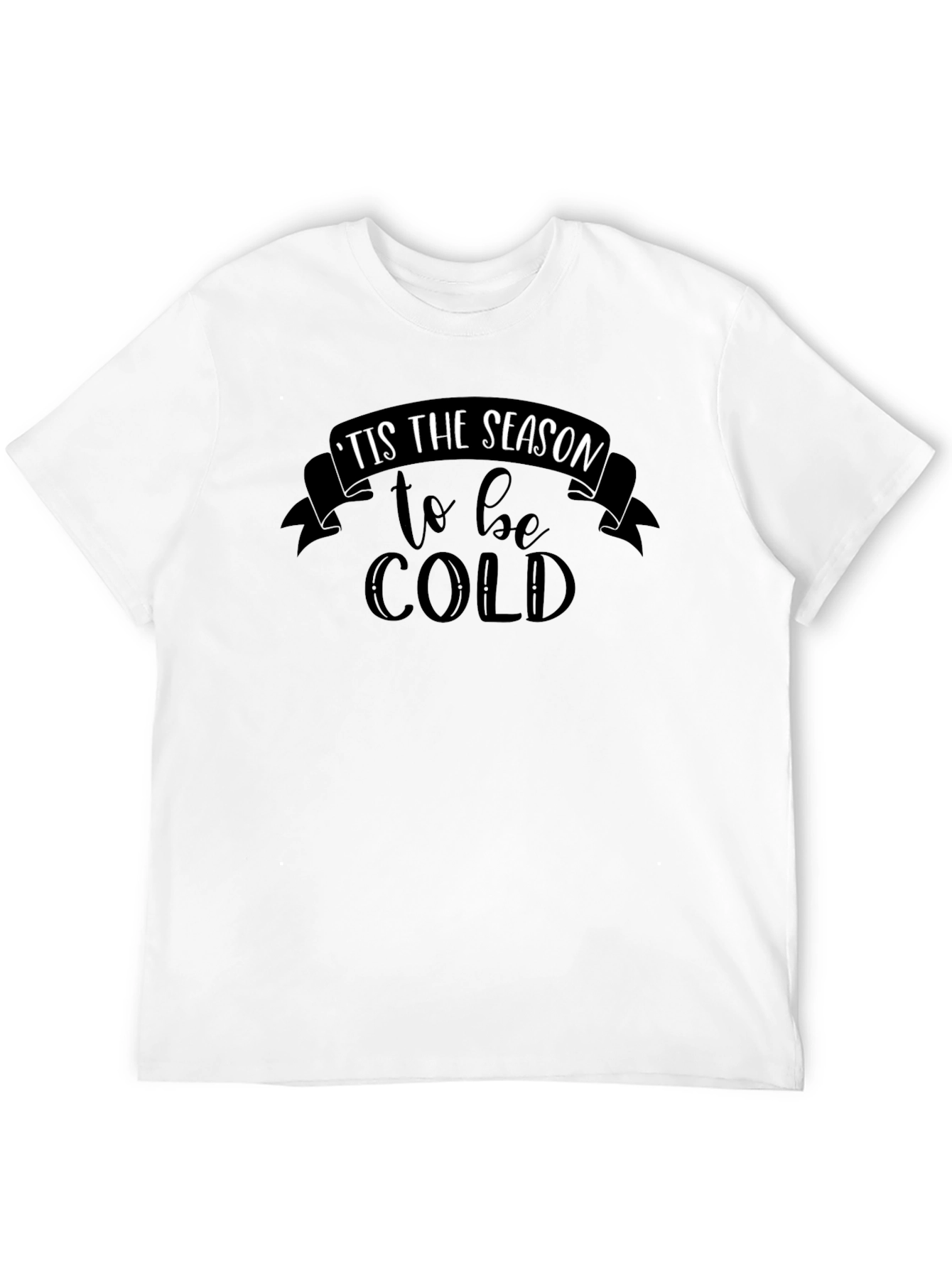 Camiseta Negra: Es la Temporada para Tener Frío