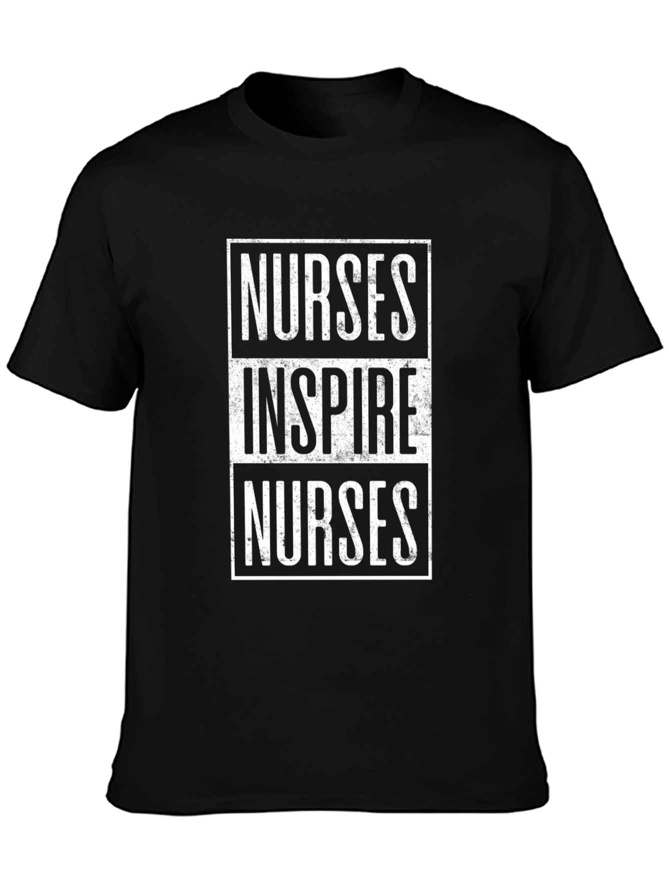 Camiseta Negra: Nurses Inspire Nurses